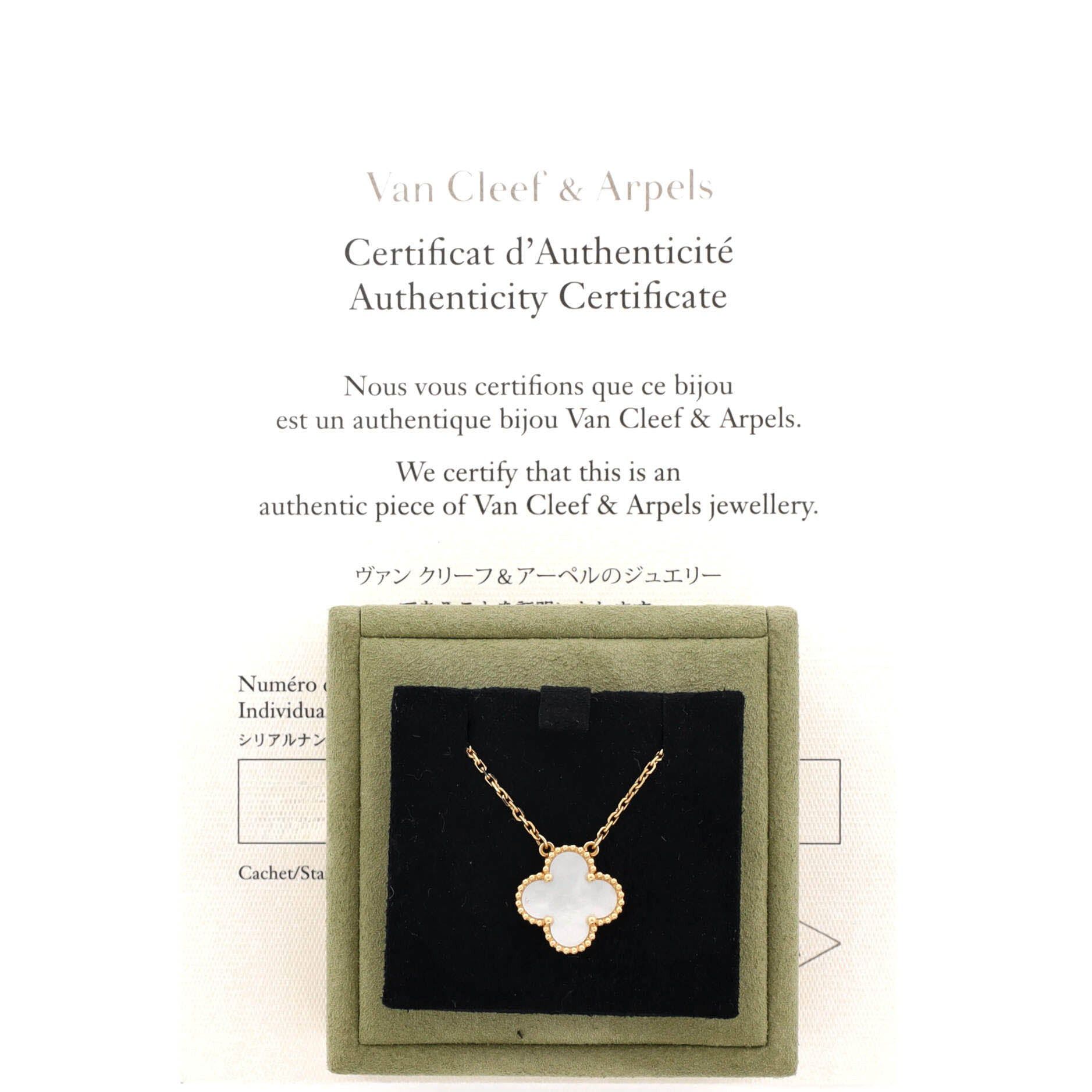 Van Cleef & Arpels Vintage Alhambra Pendant Necklace Size ONE SIZE - 2 Thumbnail