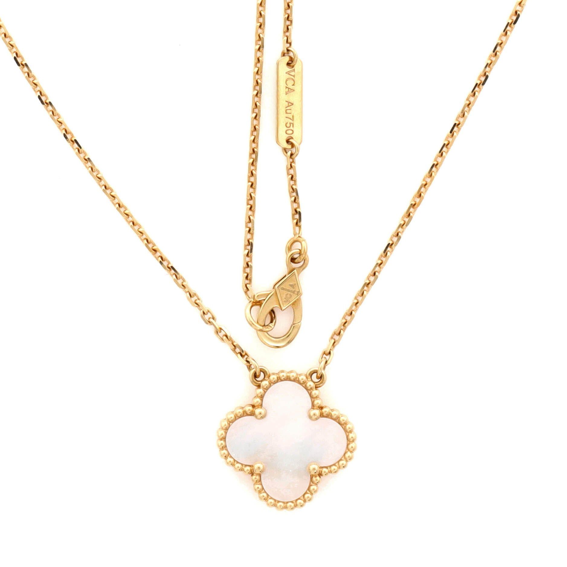 Van Cleef & Arpels Vintage Alhambra Pendant Necklace Size ONE SIZE - 3 Thumbnail