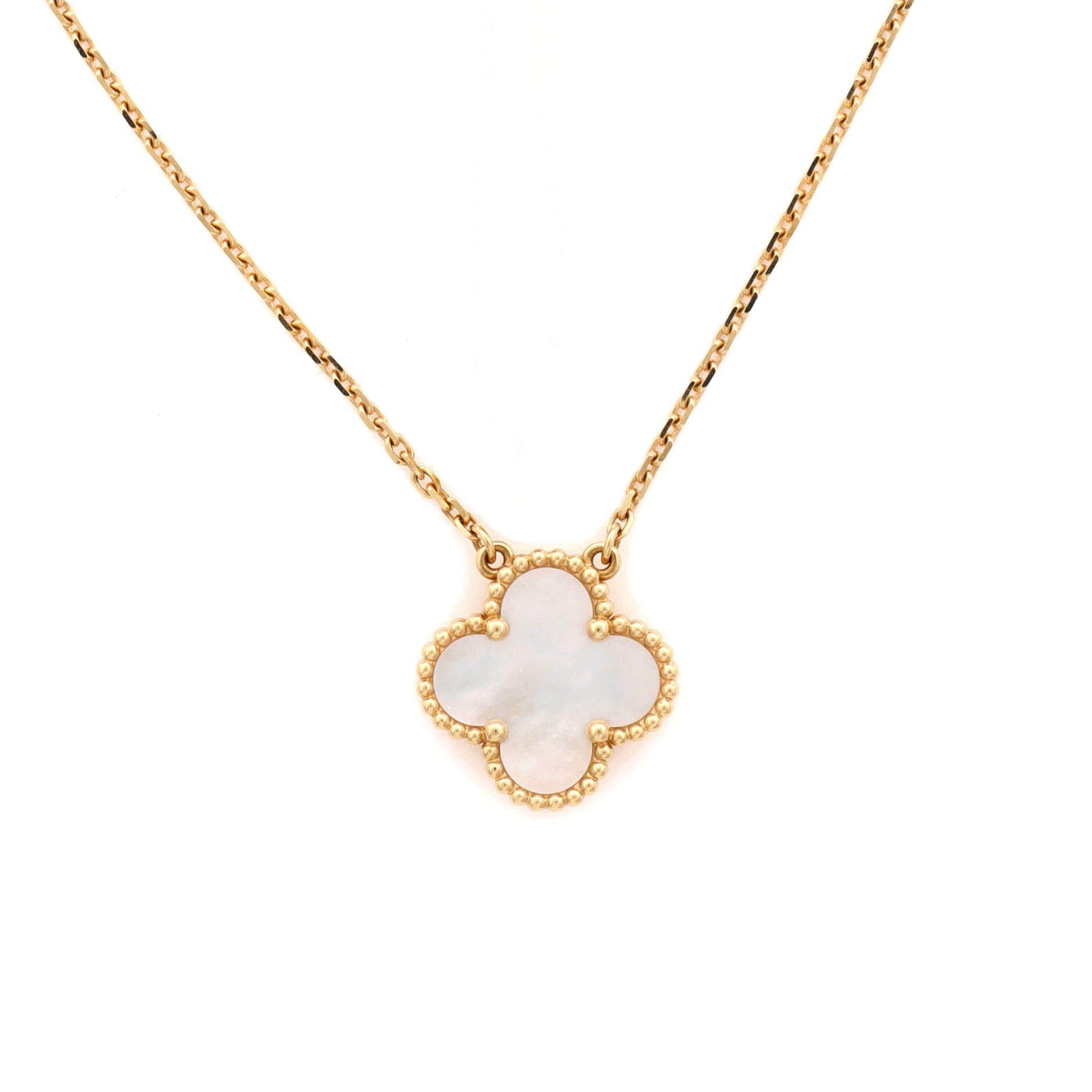 Van Cleef & Arpels Vintage Alhambra Pendant Necklace Size ONE SIZE - 4 Thumbnail