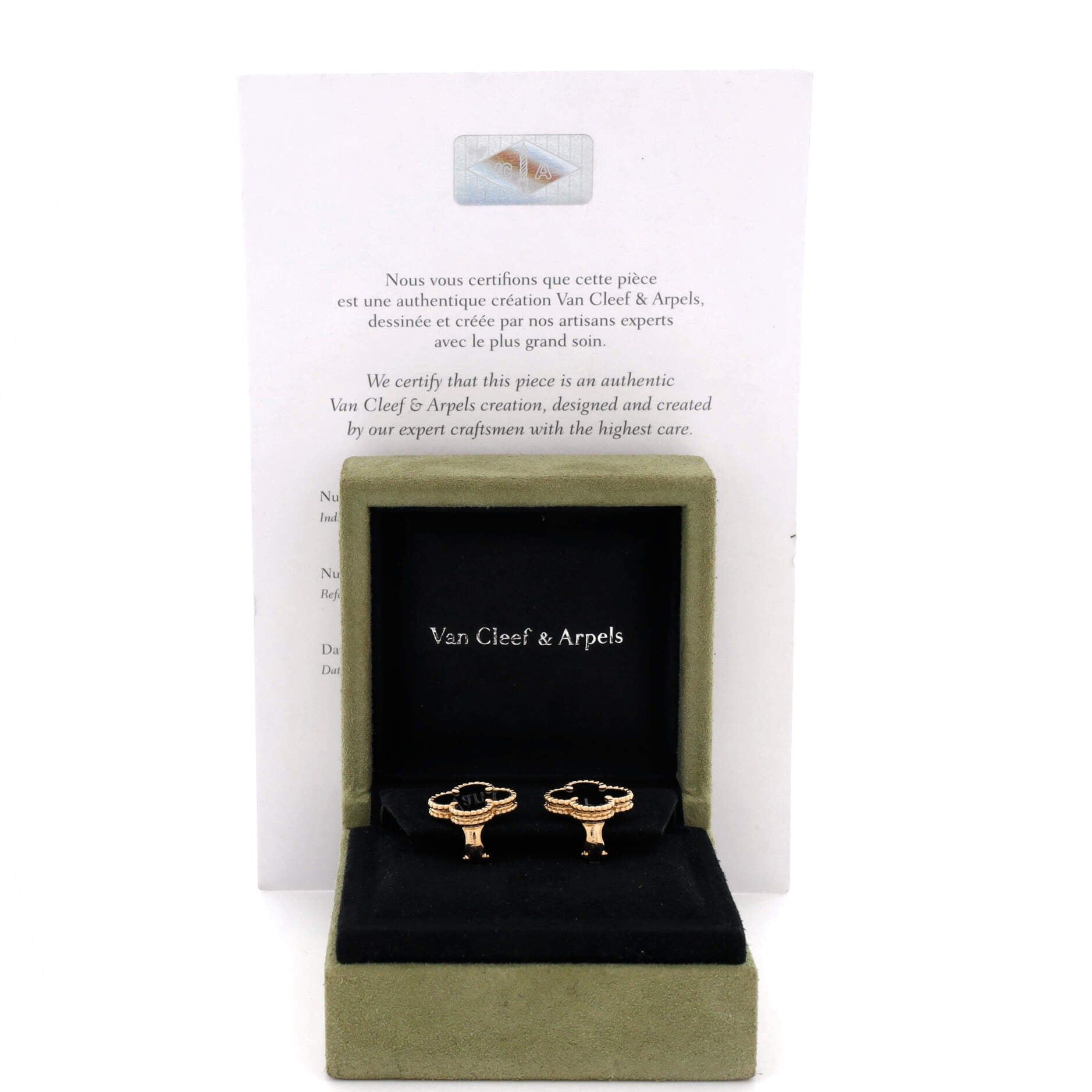 Van Cleef & Arpels Vintage Alhambra Earrings Size ONE SIZE - 2 Thumbnail