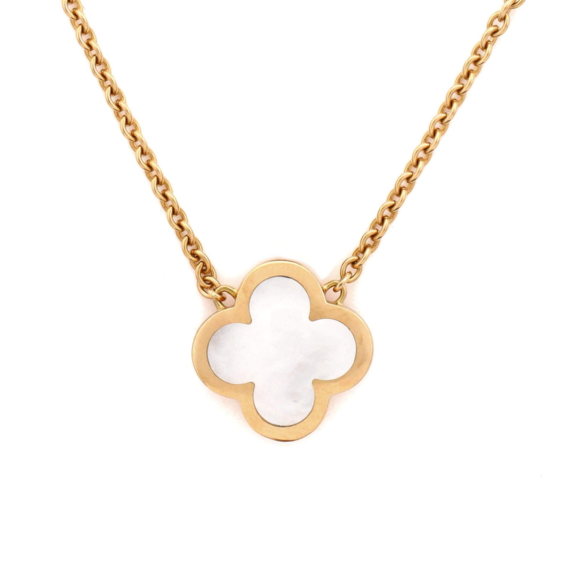 Van Cleef & Arpels Pure Alhambra Pendant Necklace Size ONE SIZE - 3 Thumbnail