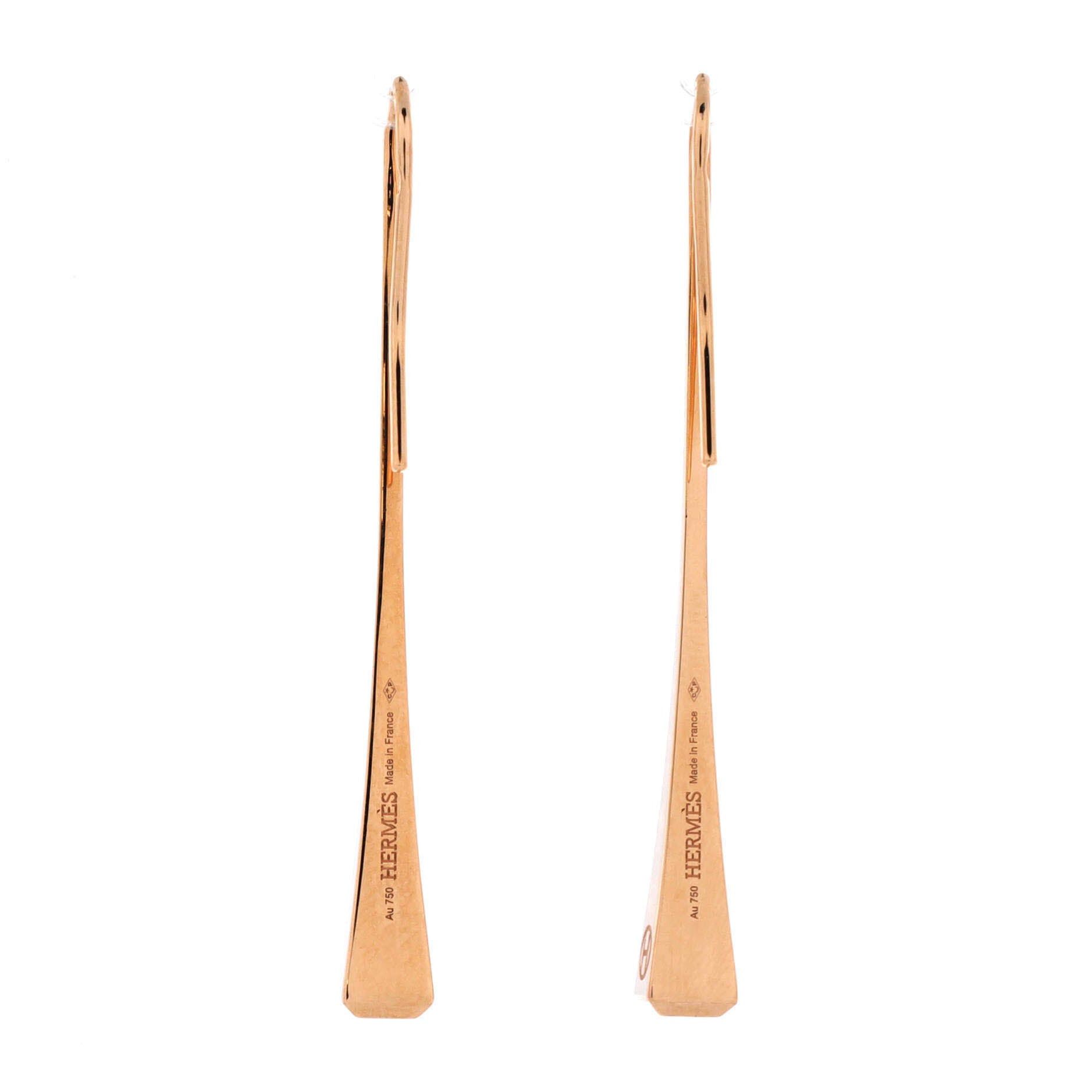 Hermes Clou de Forge Drop Earrings Size ONE SIZE - 3 Thumbnail