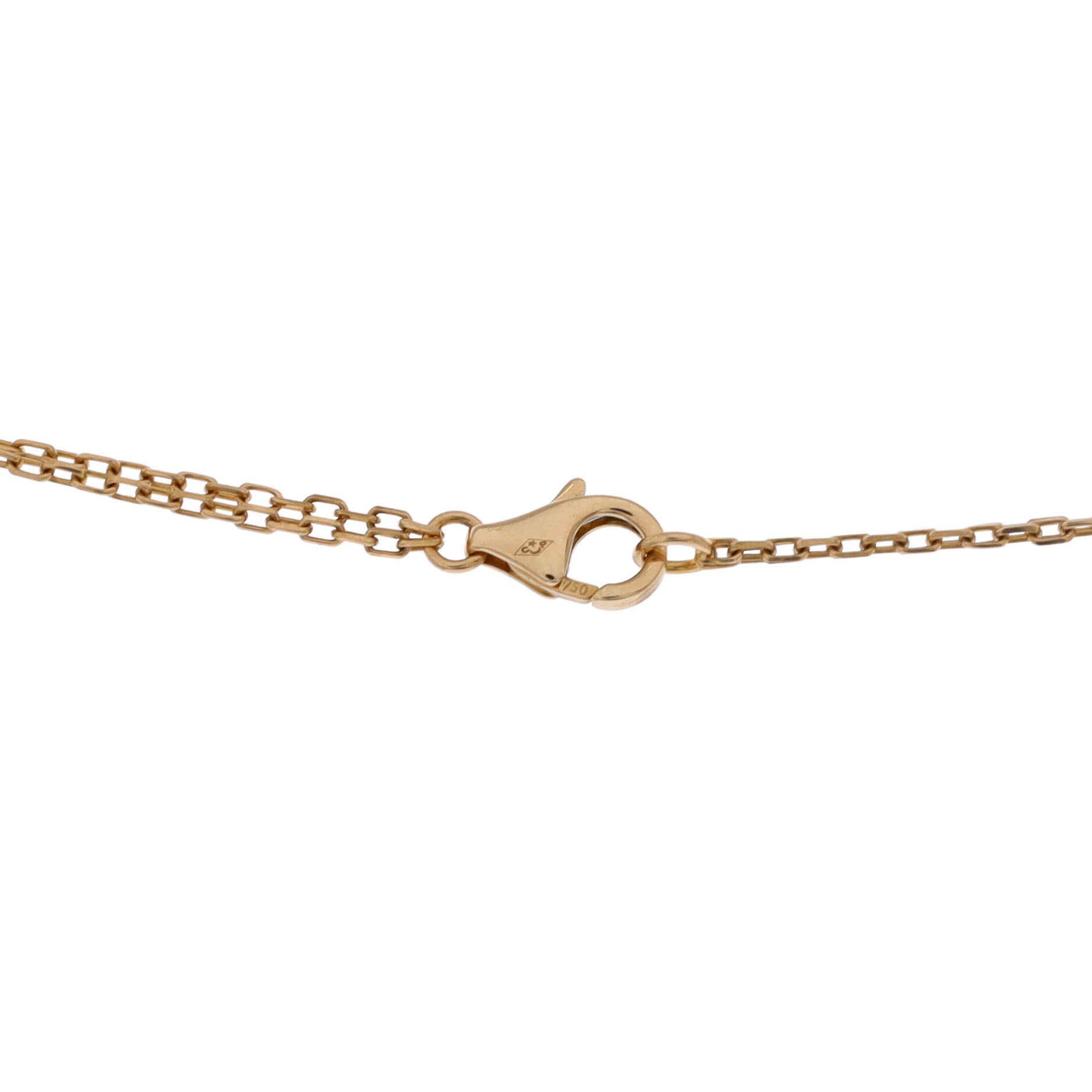 Cartier 2 Diamonds Love Pendant Necklace Size ONE SIZE - 3 Thumbnail