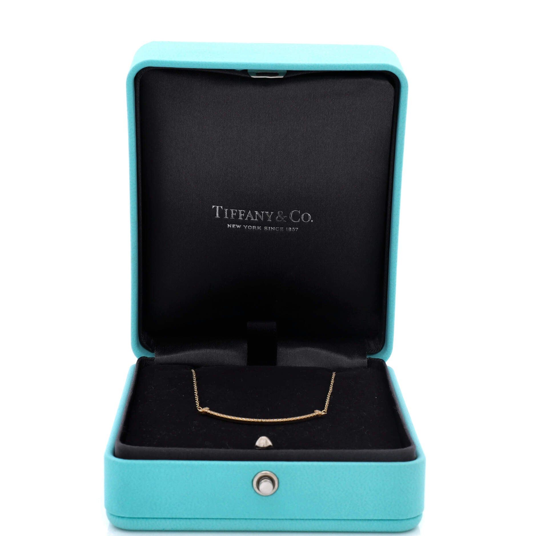 Tiffany & Co. T Smile Pendant Necklace Size ONE SIZE - 2 Thumbnail