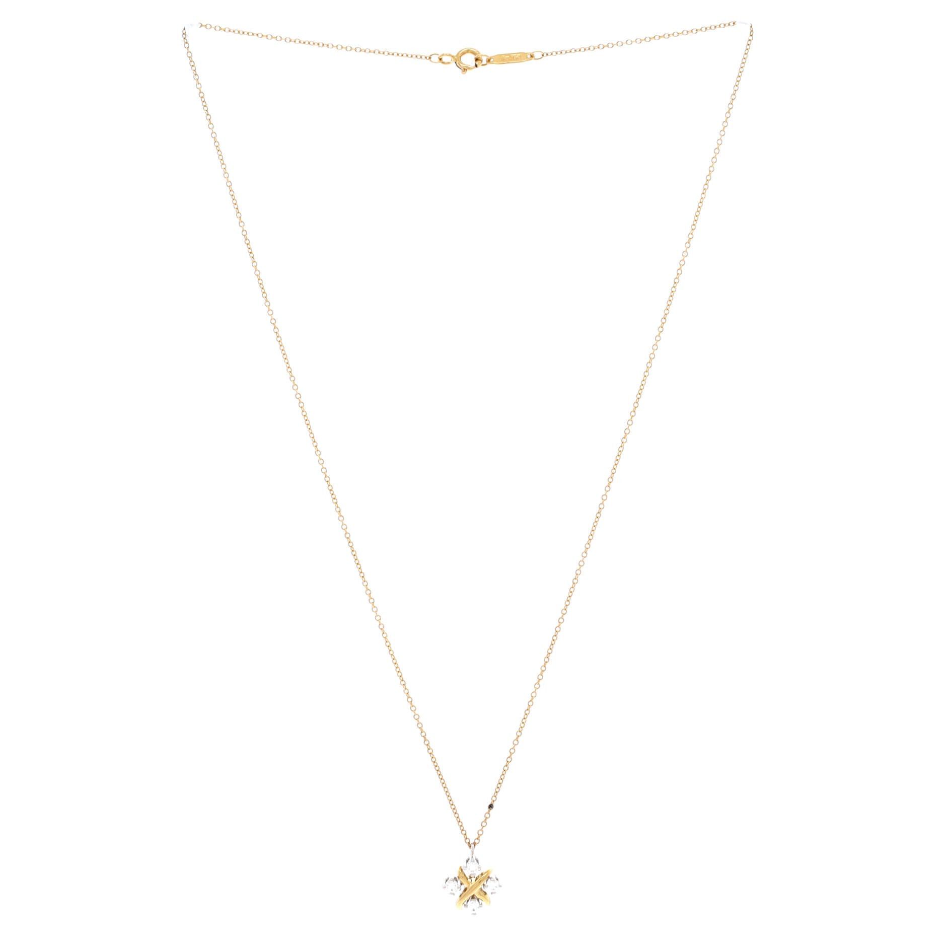 Tiffany & Co. Schlumberger Lynn Pendant Necklace Size ONE SIZE - 3 Thumbnail