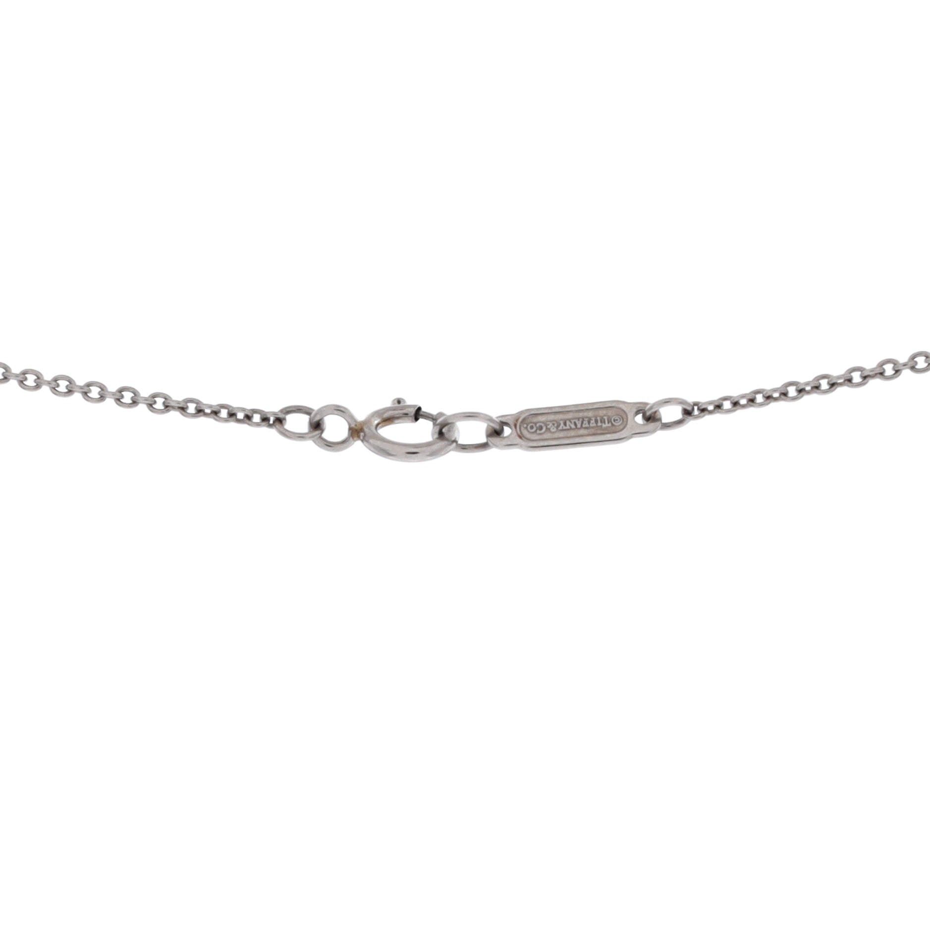 Tiffany & Co. Fleur de Lis Key Bar Pendant Necklace Size ONE SIZE - 3 Thumbnail