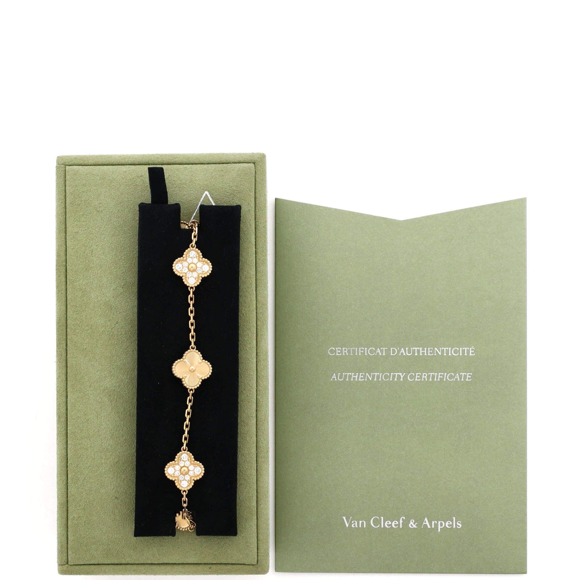 Van Cleef & Arpels Vintage Alhambra 5 Motifs Bracelet Size ONE SIZE - 2 Thumbnail