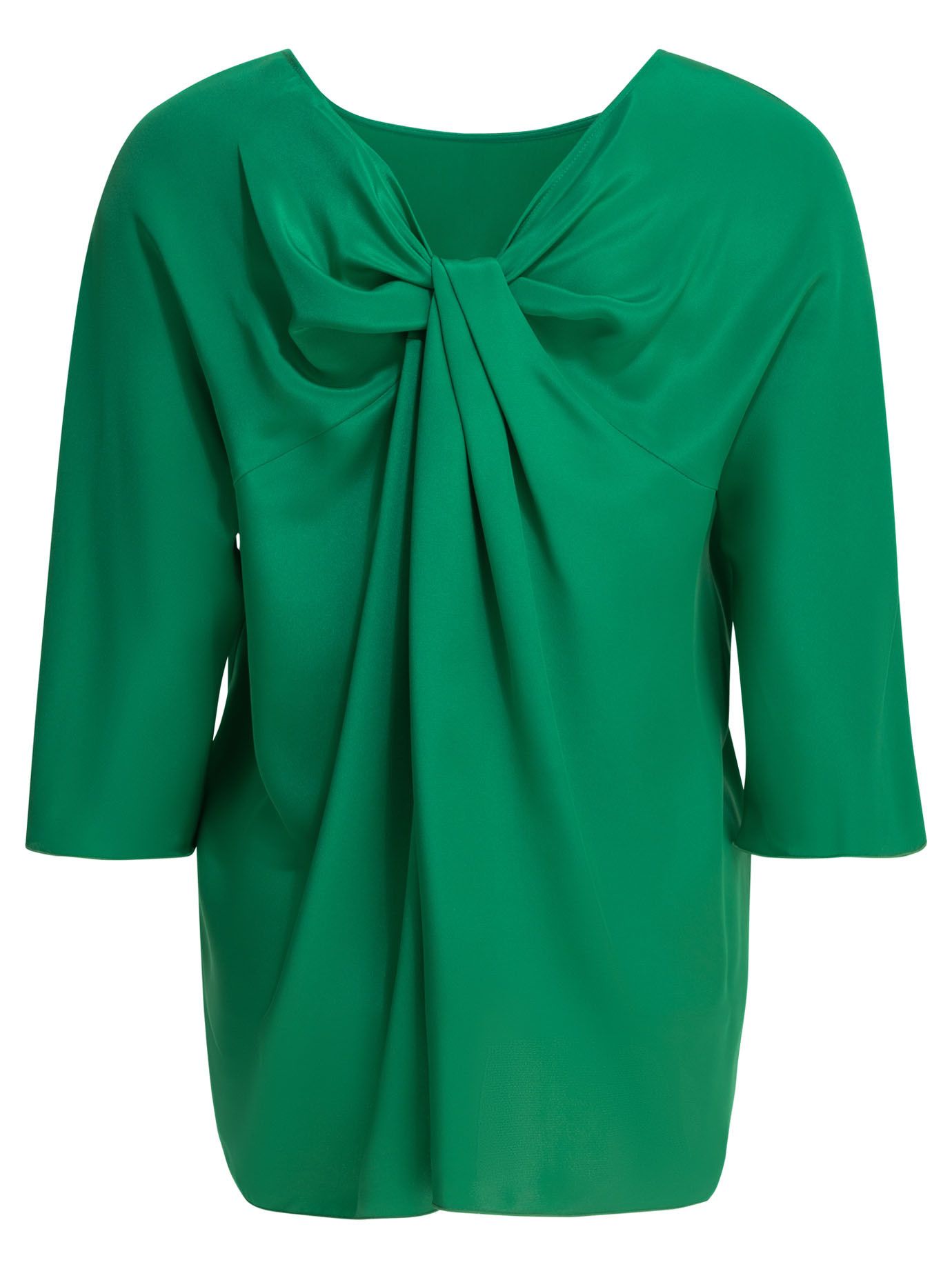 Max Mara Silk Blouse With Reverse Bow Size M / US 6-8 / IT 42-44 - 2 Thumbnail