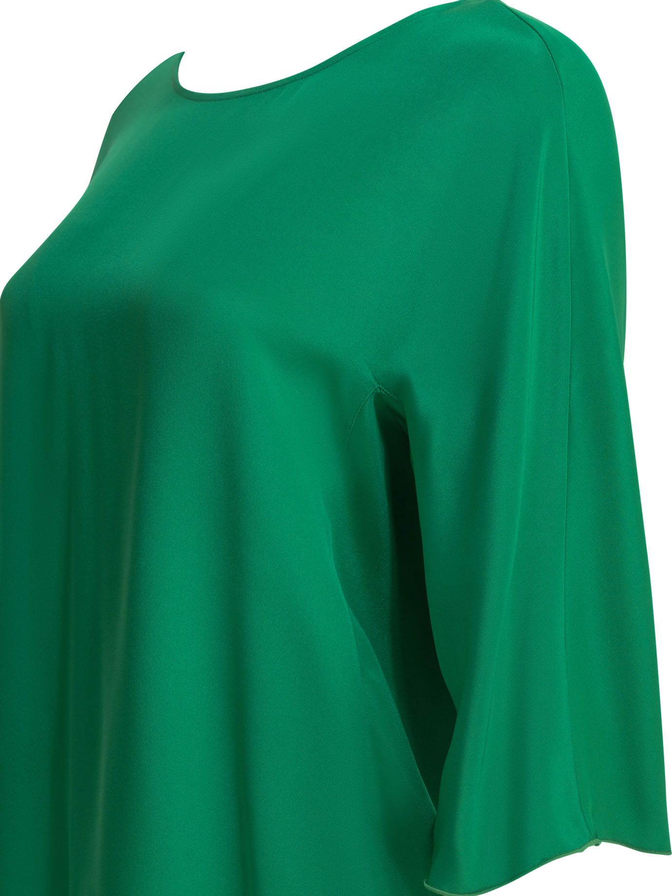 Max Mara Silk Blouse With Reverse Bow Size M / US 6-8 / IT 42-44 - 4 Thumbnail