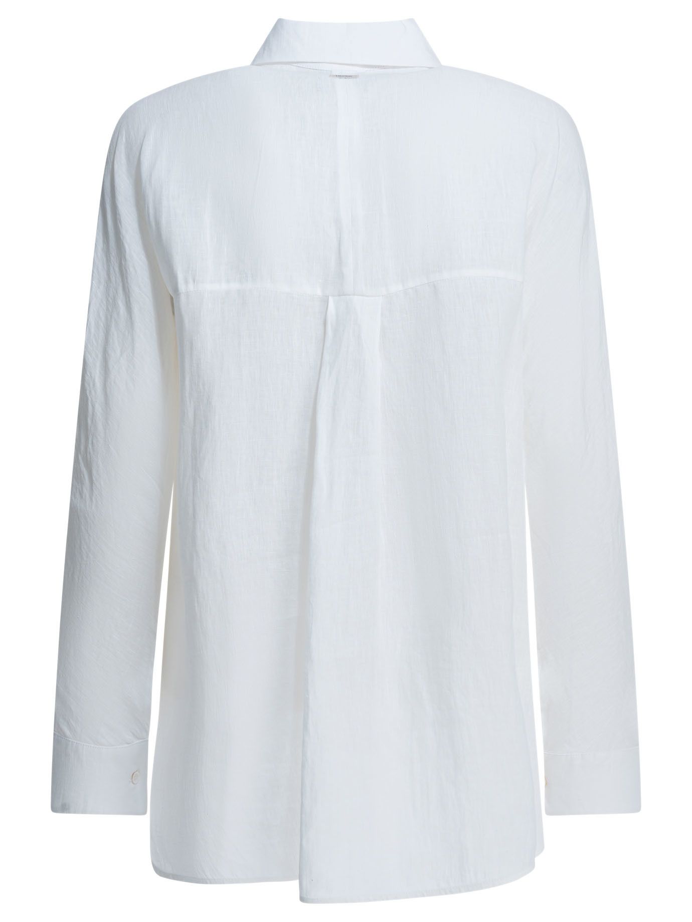 Max Mara Casual Linen Shirt Size M / US 6-8 / IT 42-44 - 2 Thumbnail