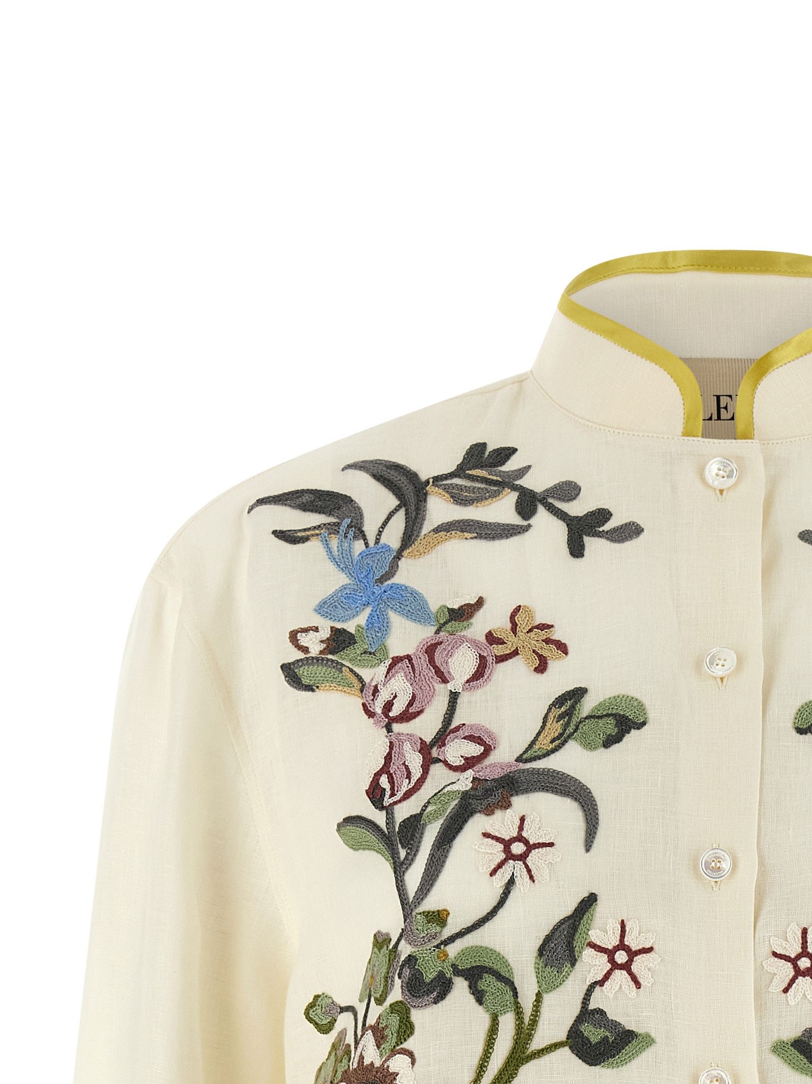 Valentino Valentino Garavani Floral Embroidery Shirt Size M / US 6-8 / IT 42-44 - 3 Thumbnail