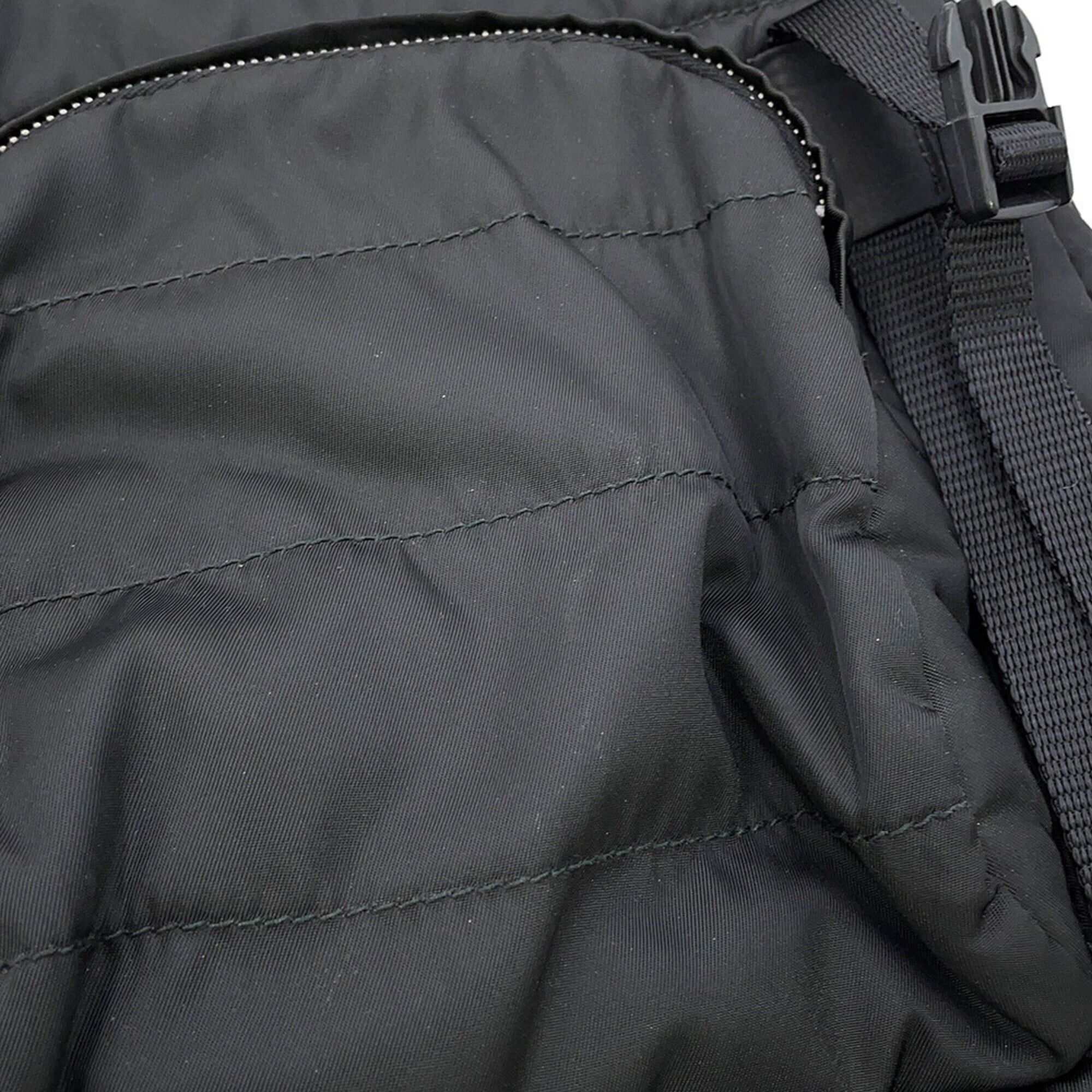 Prada Prada Quilted Backpack Nylon 1BZ002 PRADA Handbag Black Size ONE SIZE - 6 Thumbnail