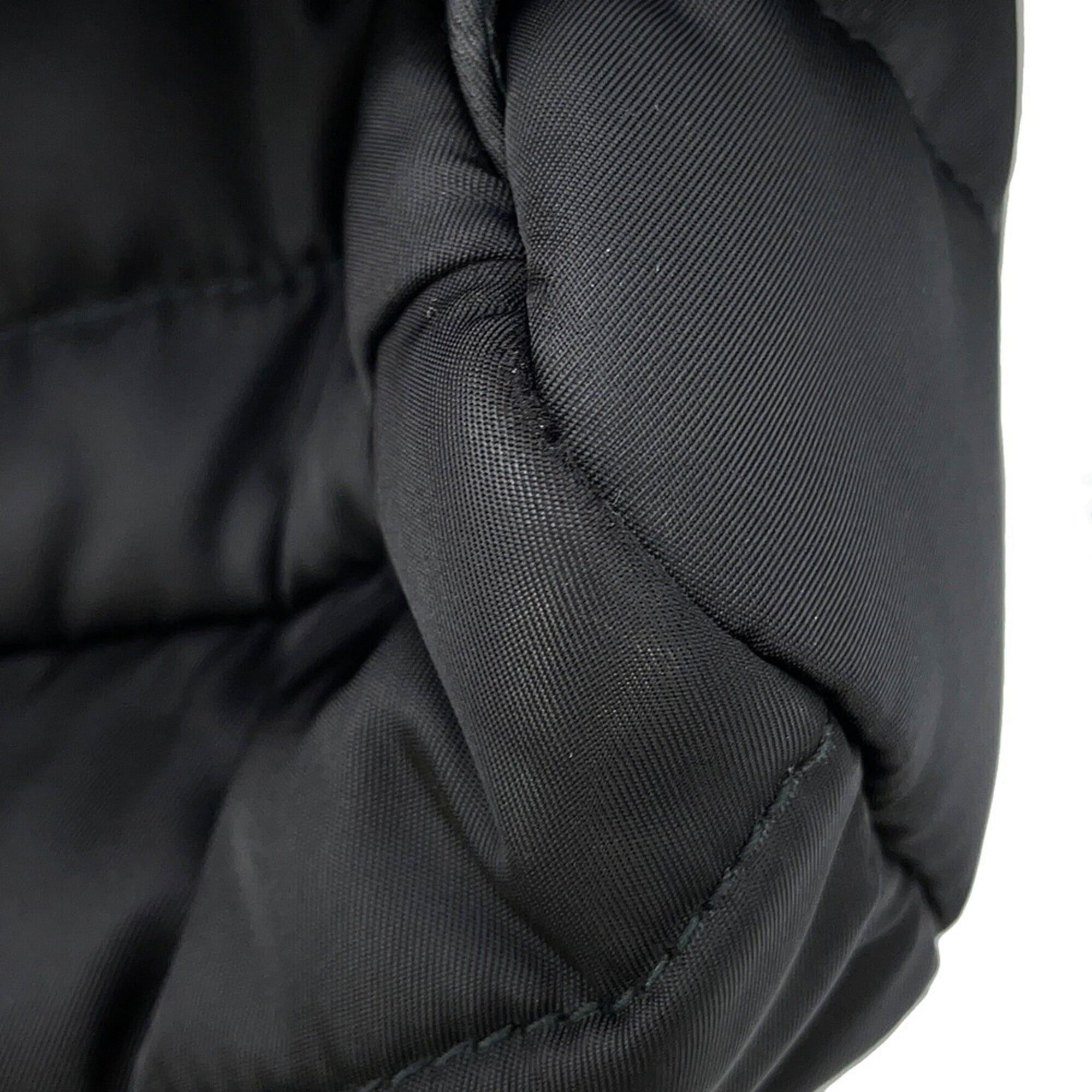 Prada Prada Quilted Backpack Nylon 1BZ002 PRADA Handbag Black Size ONE SIZE - 7 Thumbnail