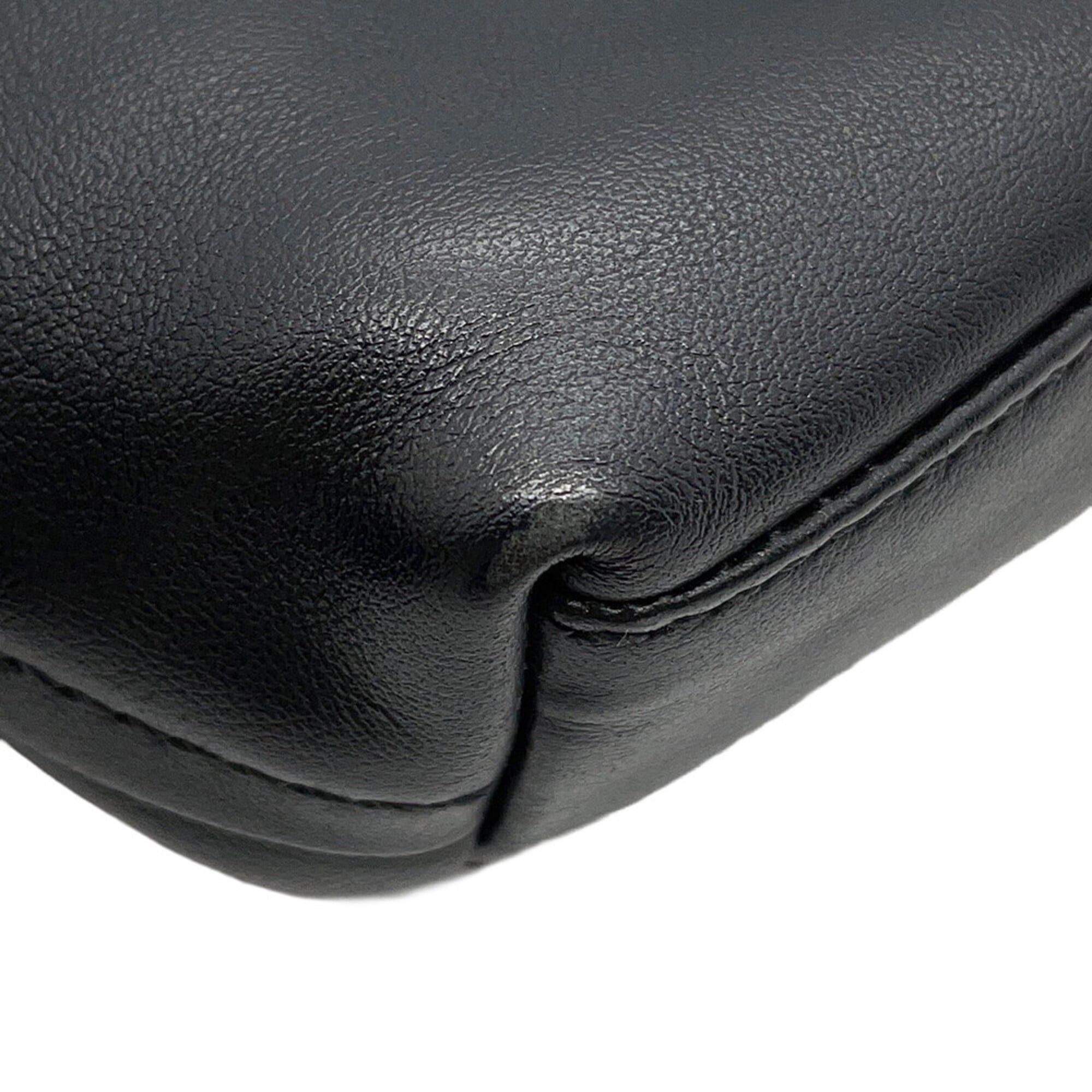 Prada Prada Shoulder Bag Triangle Leather 2VH078 PRADA Black Handbag Size ONE SIZE - 6 Thumbnail