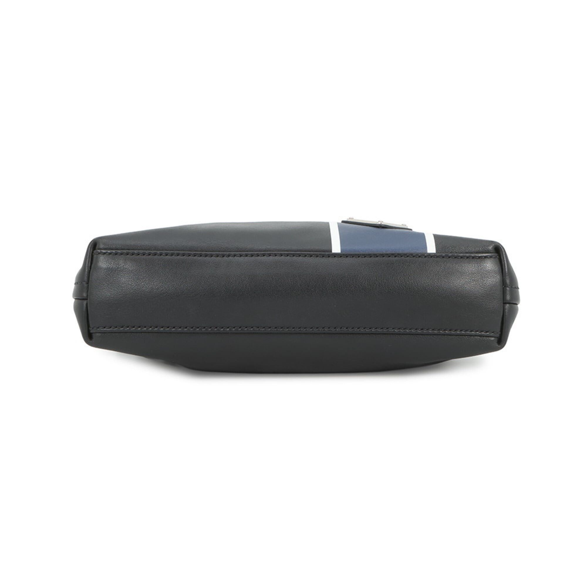 Prada Prada Shoulder Bag Triangle Leather 2VH078 PRADA Black Handbag Size ONE SIZE - 3 Thumbnail