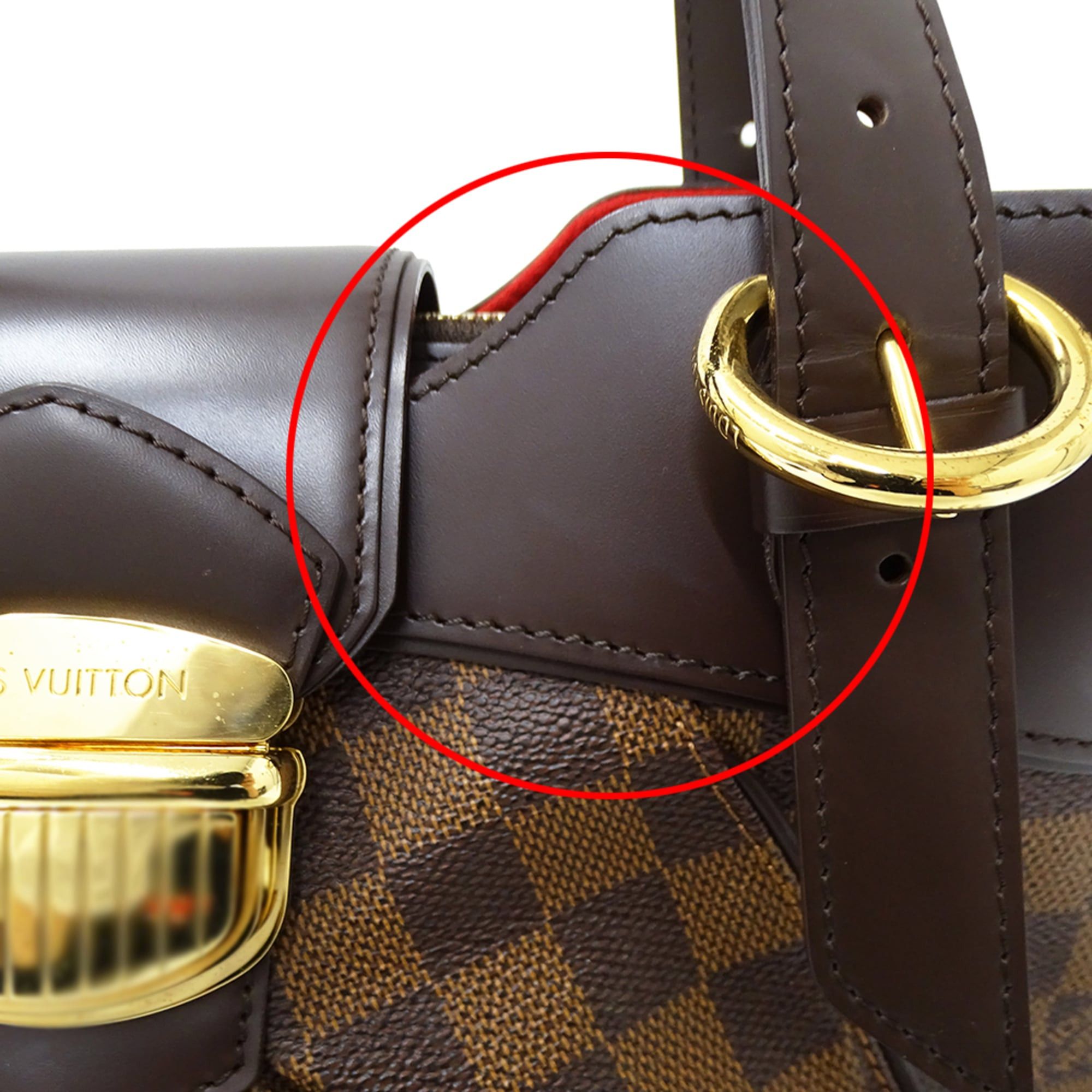 Louis Vuitton Louis Vuitton Damier handbag for women, brand name shoulder bag, handbag, Sistina PM N41542 brown Size ONE SIZE - 8 Thumbnail