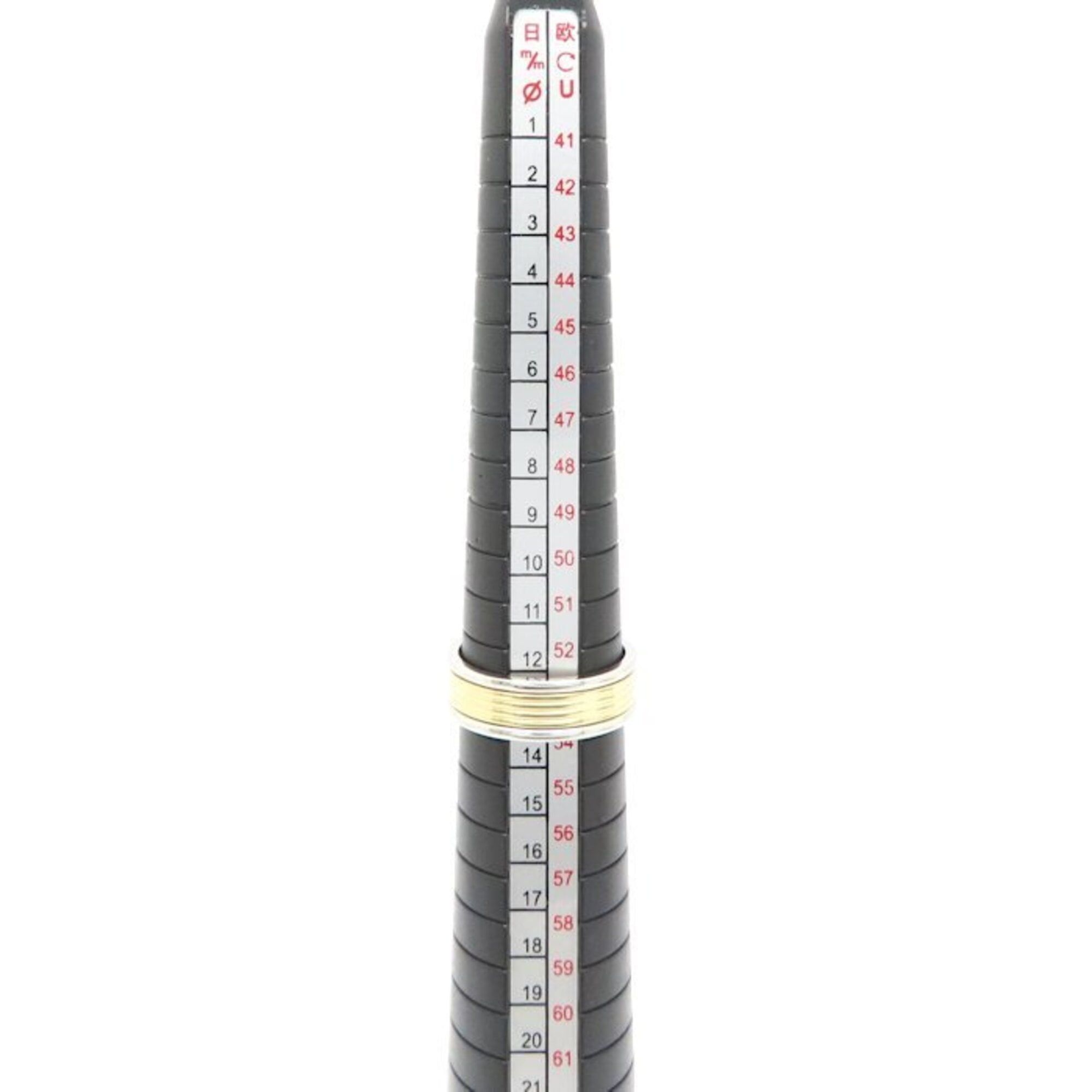 Tiffany & Co. TIFFANY&Co. Tiffany Band Ring, 18K Yellow Gold x Platinum 950, Women's, Item Number 295459 Size ONE SIZE - 3 Thumbnail