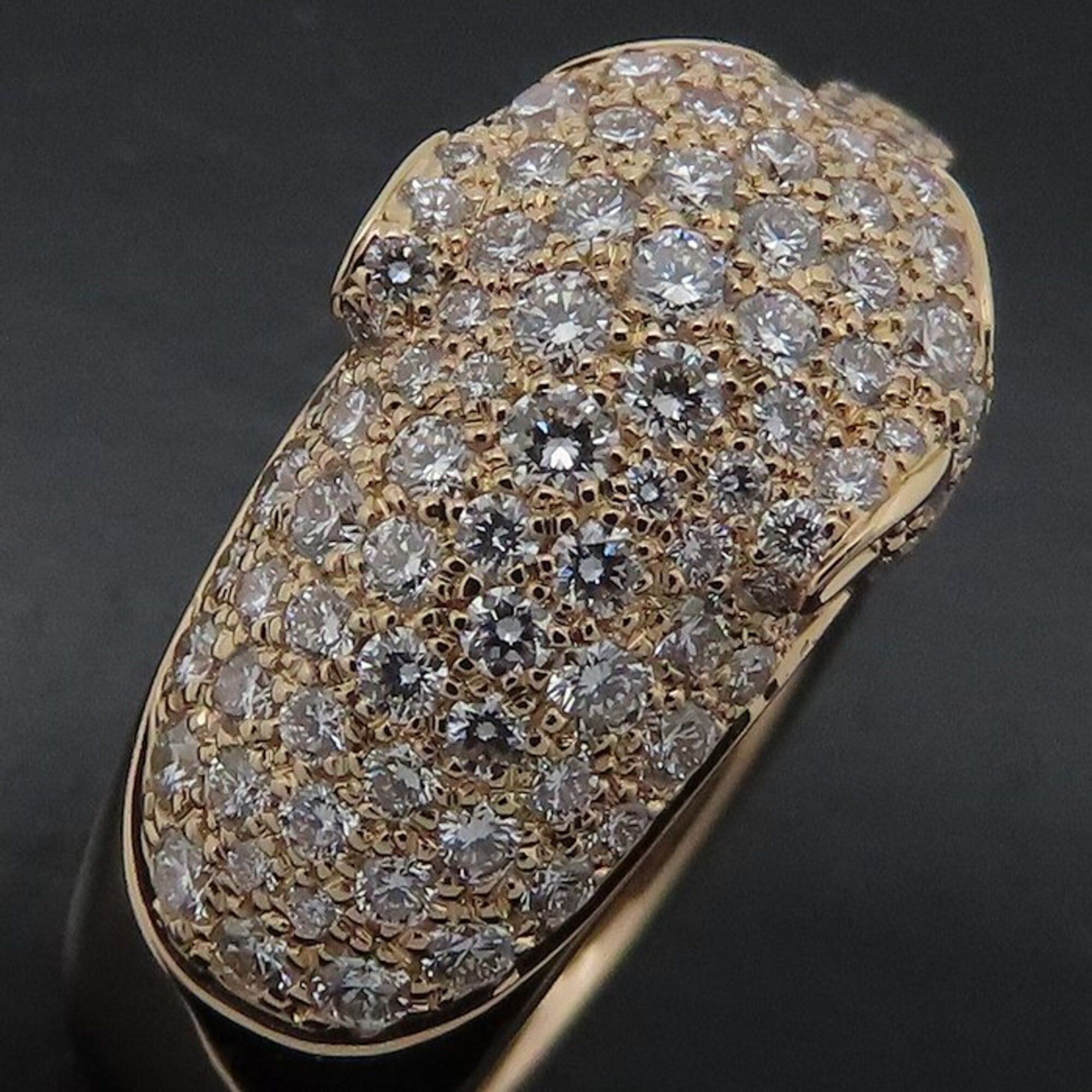 Cartier CARTIER Panthère Ring, Medium Size, Diamond, Emerald, Onyx, Size #54, 18K Pink Gold, Women's, Item Number 295454 Size ONE SIZE - 10 Thumbnail