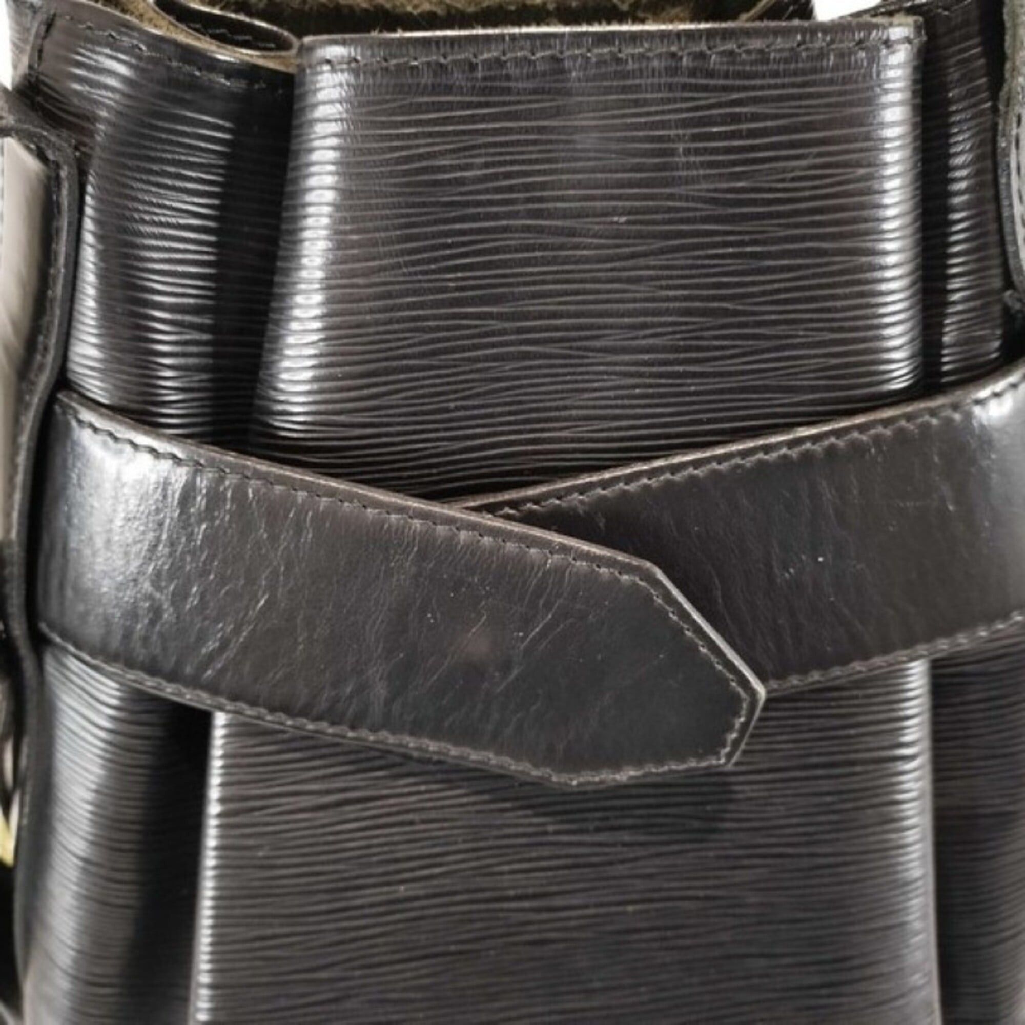 Louis Vuitton Louis Vuitton Shoulder Bag Sac Depaule M80155 Noir Epi Women's Size ONE SIZE - 8 Thumbnail