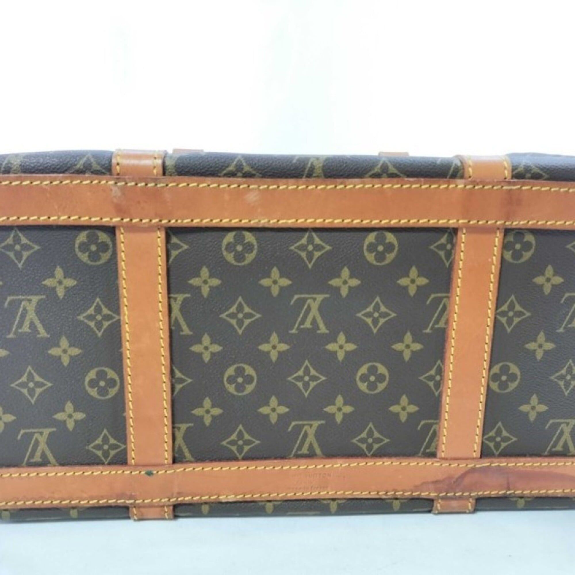 Louis Vuitton LOUIS VUITTON Sac Chien 40 Boston Bag M42024 Brown Monogram Handbag Pet Carrier Size ONE SIZE - 6 Thumbnail