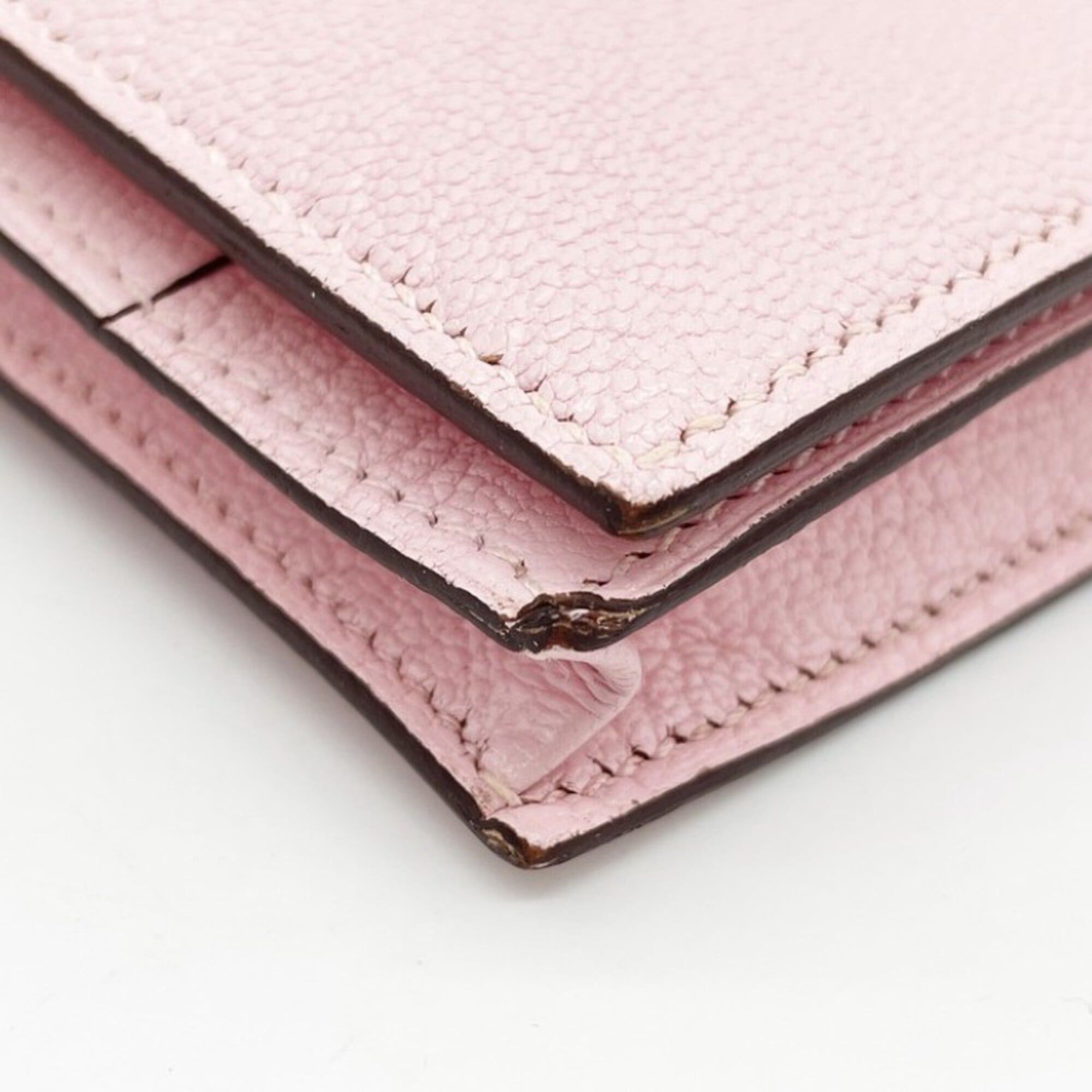 Hermes HERMES Bearn Soufflé Long Wallet, Rose Sakura, Chevre Leather, Women's Bi-fold Wallet Size ONE SIZE - 4 Thumbnail