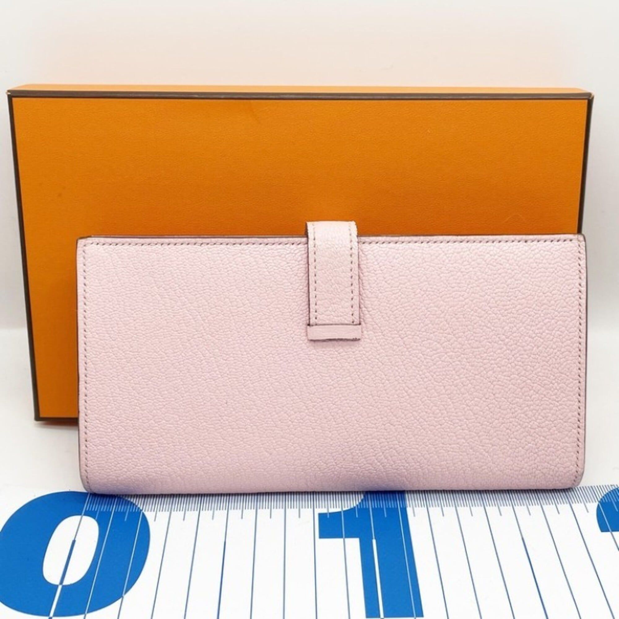 Hermes HERMES Bearn Soufflé Long Wallet, Rose Sakura, Chevre Leather, Women's Bi-fold Wallet Size ONE SIZE - 2 Thumbnail