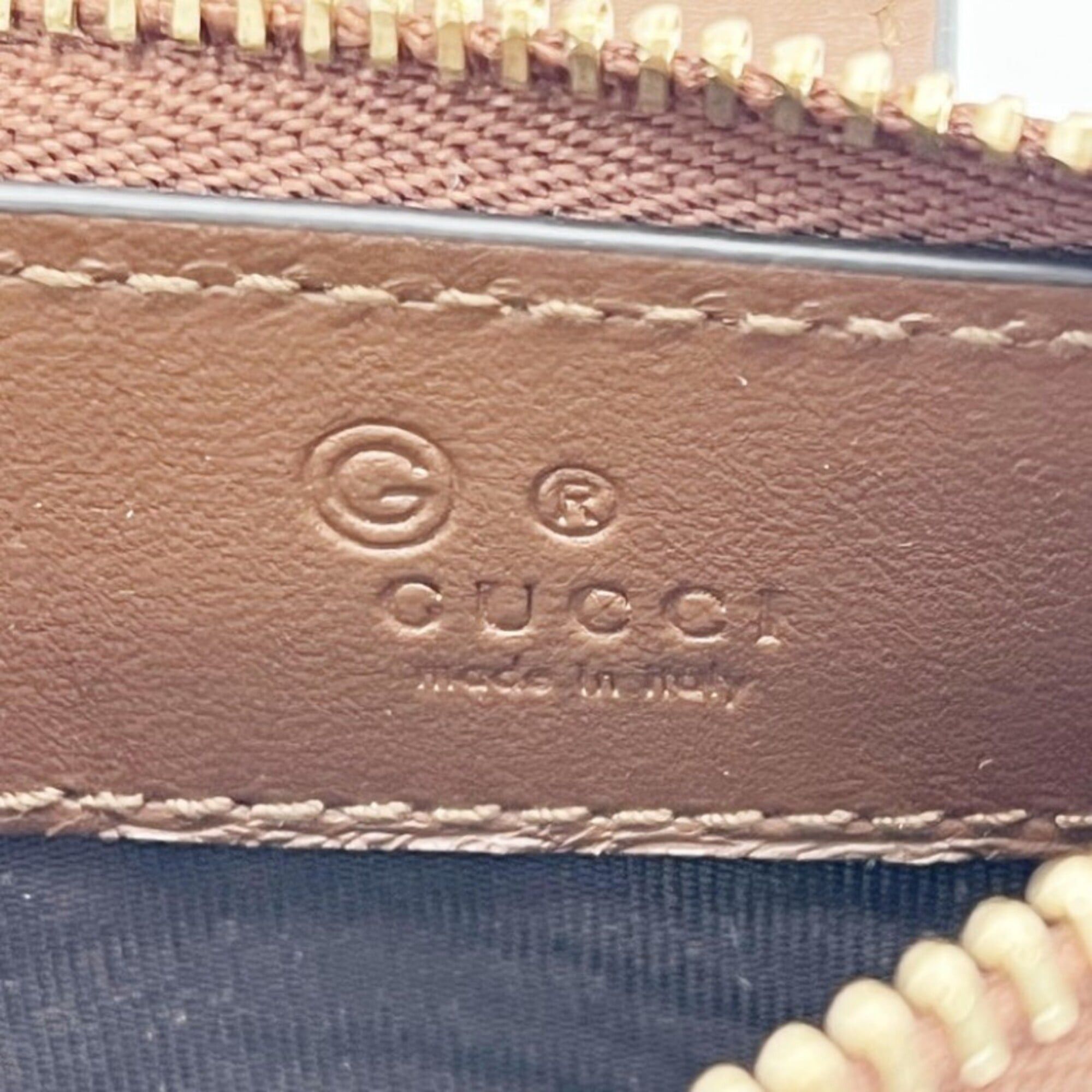 Gucci GUCCI Coin Card Case GG Supreme 779804 Beige Brown Black PVC x Leather Unisex Size ONE SIZE - 7 Thumbnail