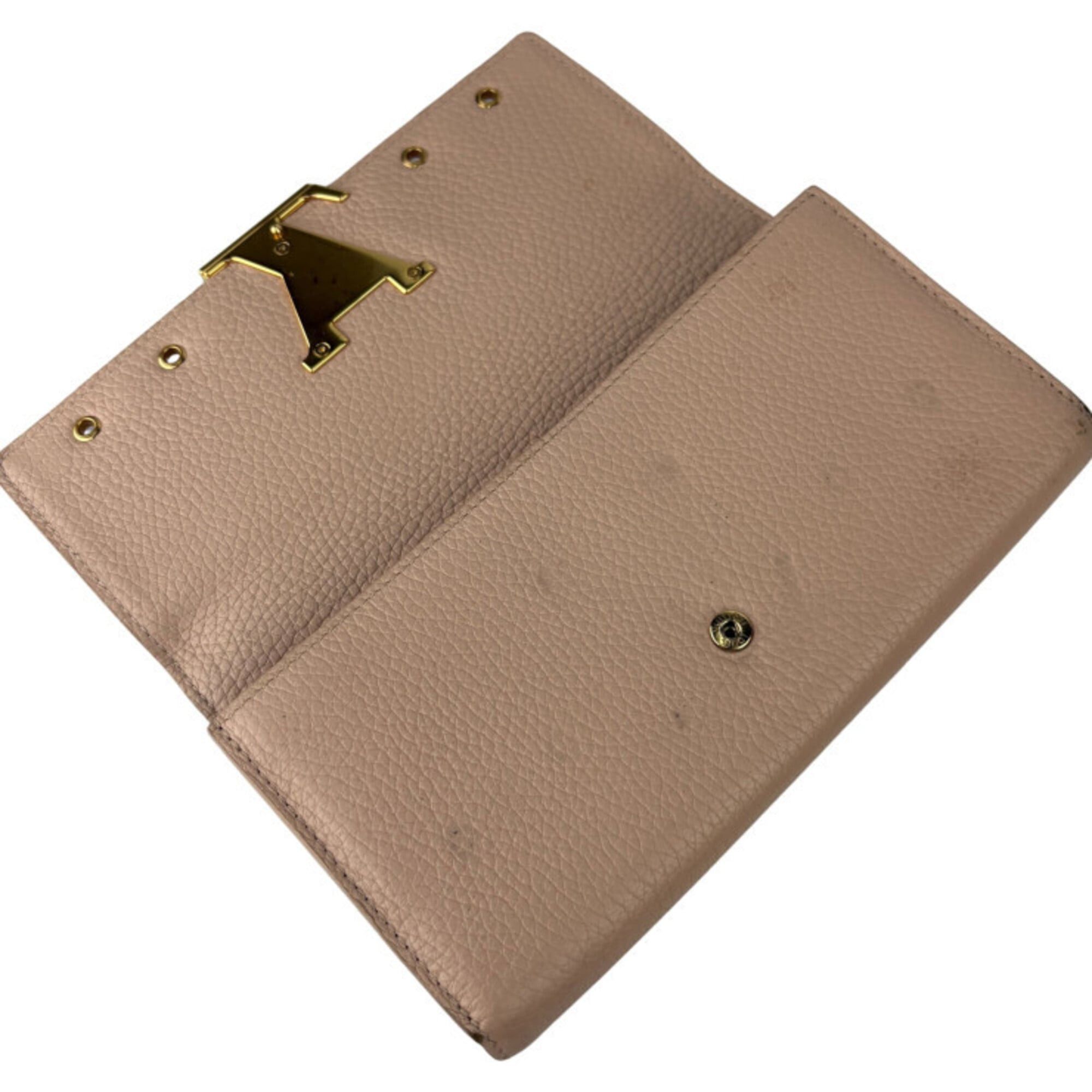 Louis Vuitton Louis Vuitton Long Wallet Portefeuille Capucines M62763 Tivoli Taurillon Leather Women's Bi-fold Studs Size ONE SIZE - 7 Thumbnail