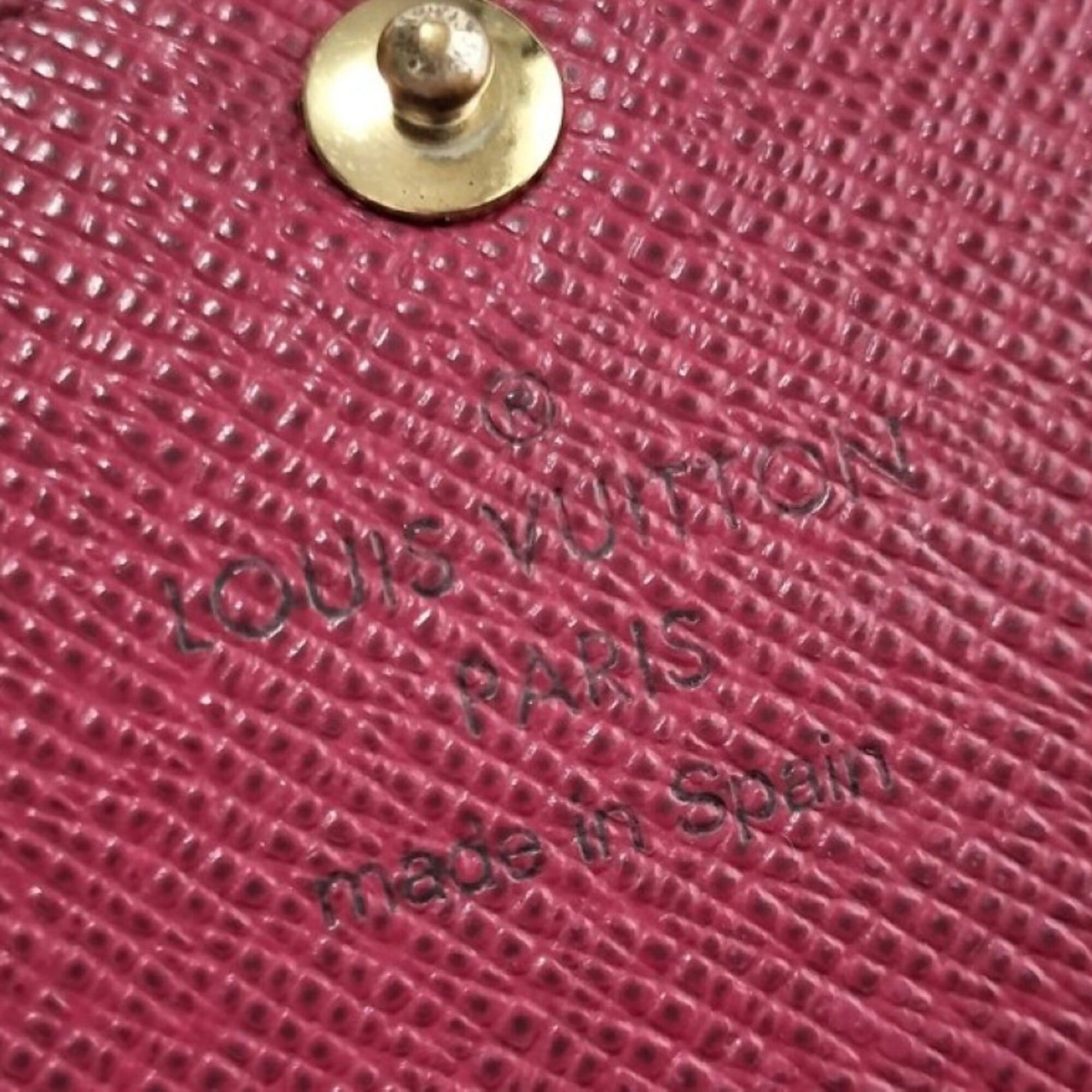 Louis Vuitton Louis Vuitton Long Wallet Portefeuille Sarah M62234 Brown Fuchsia Monogram Women's Bi-fold Size ONE SIZE - 7 Thumbnail