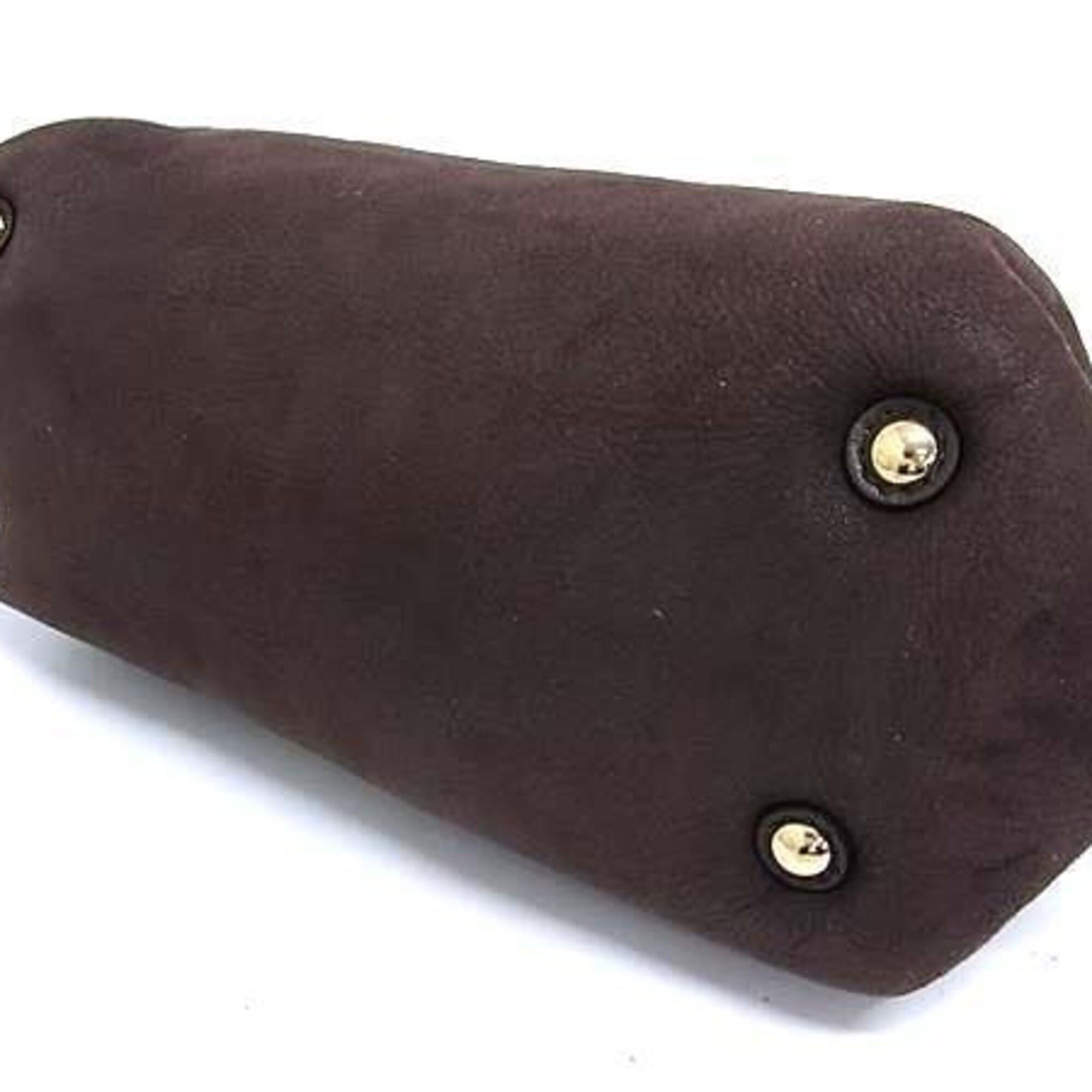 Salvatore Ferragamo SALVATORE FERRAGAMO Ferragamo Handbag Gancini EZ-21 E784 Brown Sheepskin Women's Shoulder Bag Size ONE SIZE - 4 Thumbnail