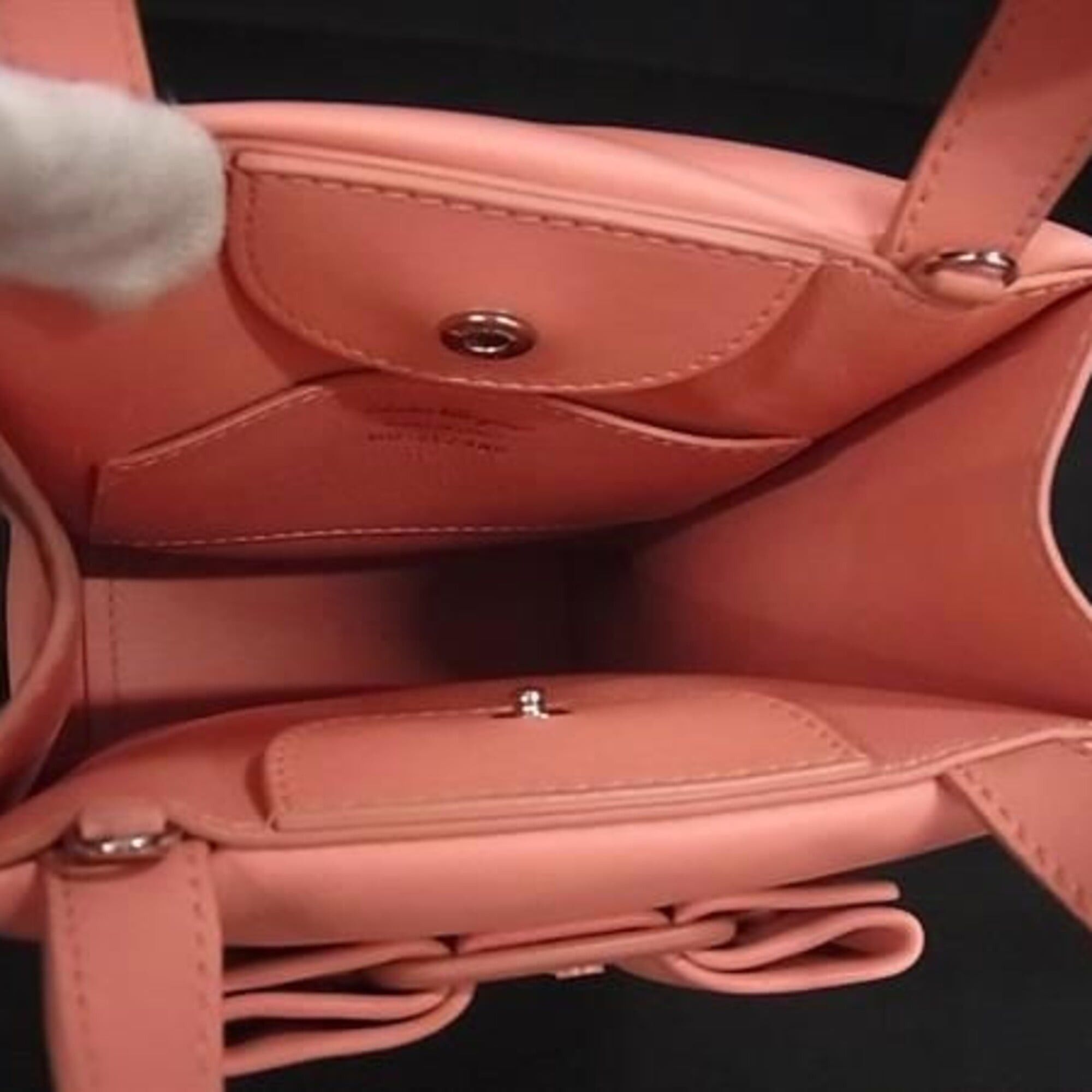 Salvatore Ferragamo SALVATORE FERRAGAMO Ferragamo Vara Ribbon Viva GG-212988 Pink Leather Women's Shoulder Bag Size ONE SIZE - 7 Thumbnail