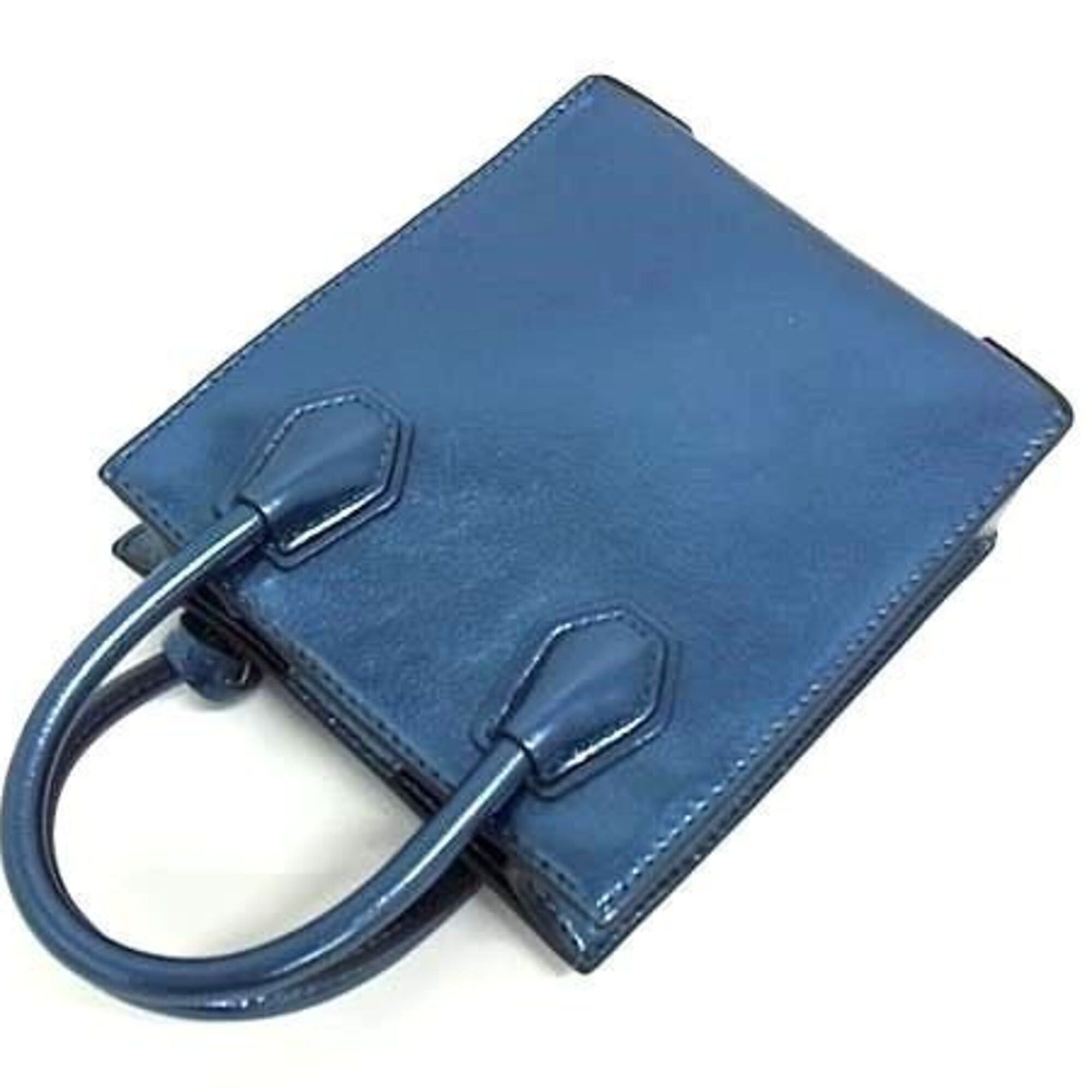 Michael Kors MICHAEL KORS Mercer XS NS Shopper Crossbody Handbag 35H3SM9COM Blue Leather Women's Size ONE SIZE - 5 Thumbnail