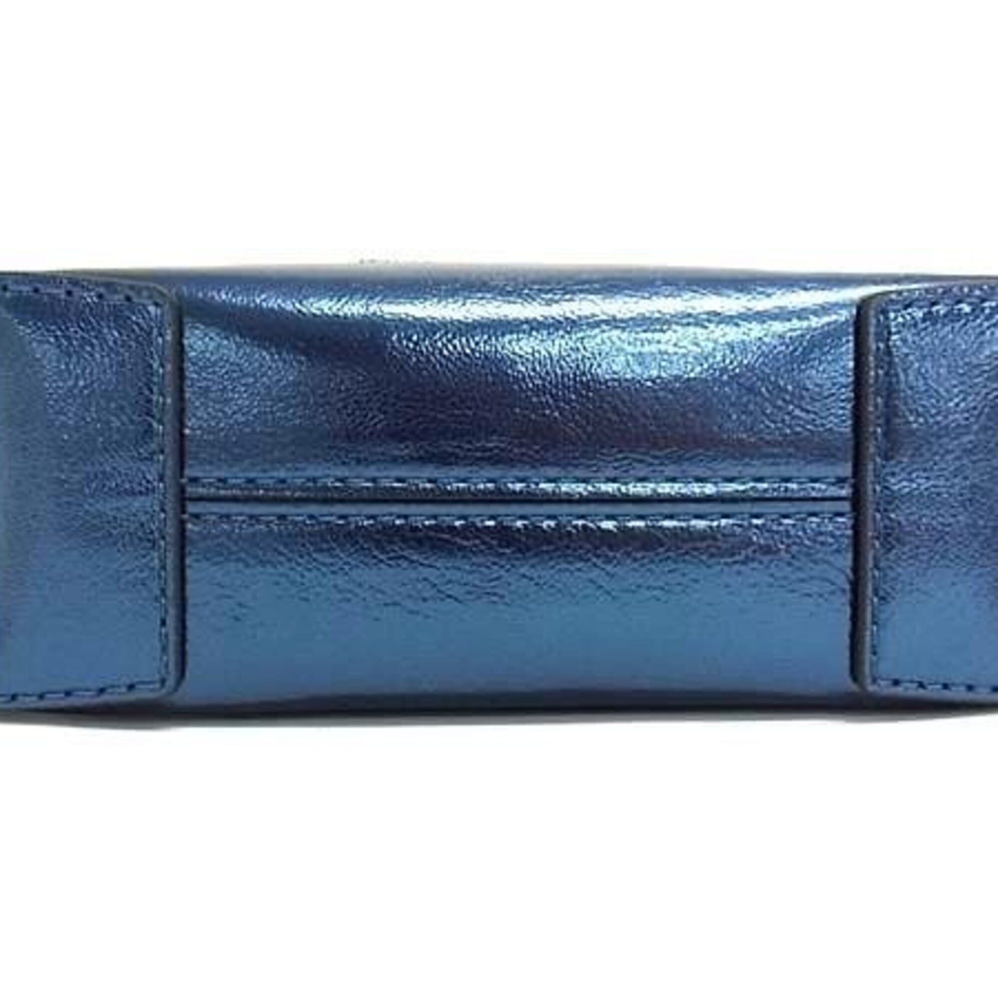 Michael Kors MICHAEL KORS Mercer XS NS Shopper Crossbody Handbag 35H3SM9COM Blue Leather Women's Size ONE SIZE - 6 Thumbnail