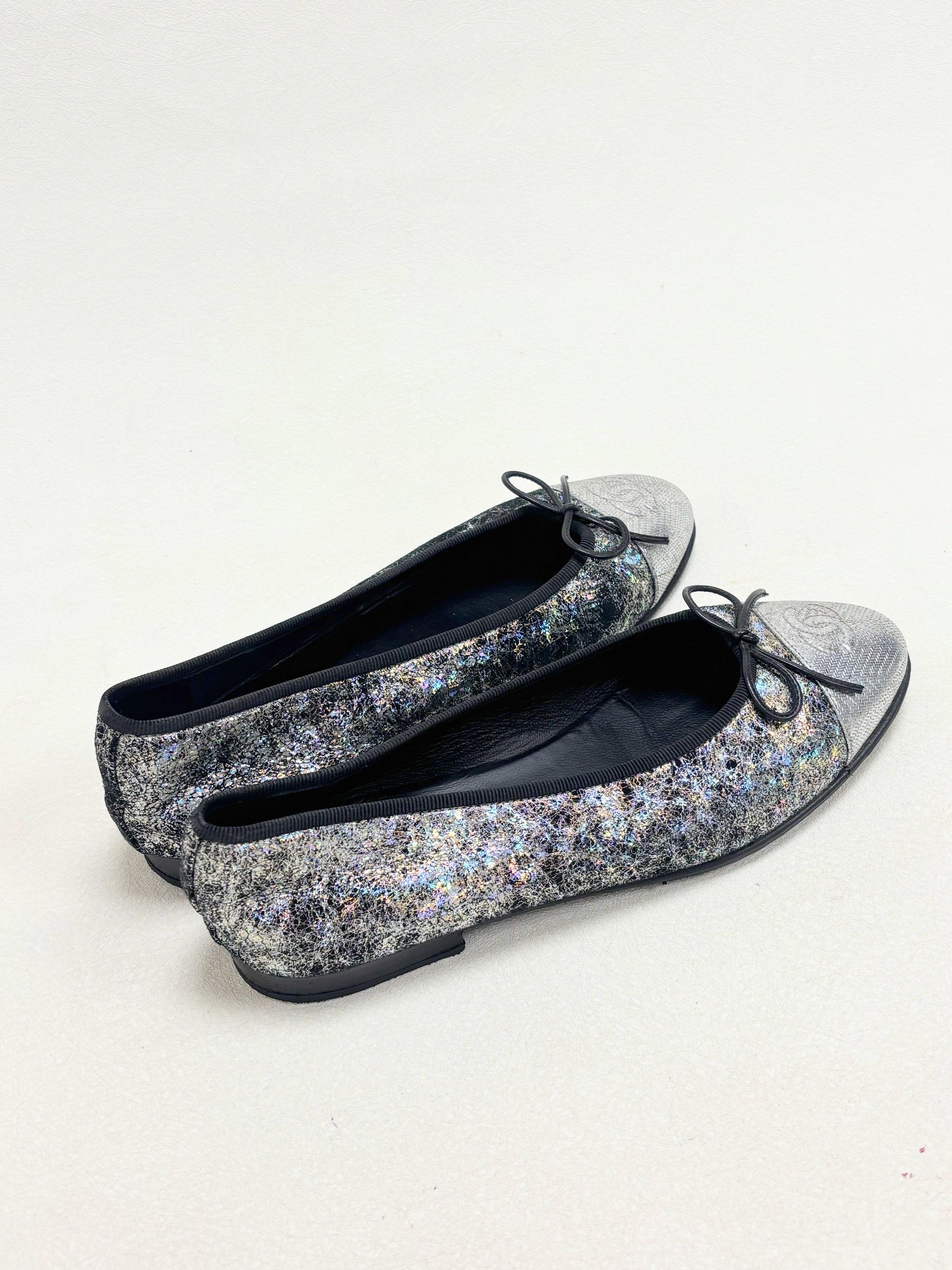 Chanel Ballerines Argent Size US 6.5 / IT 36.5 - 13 Thumbnail