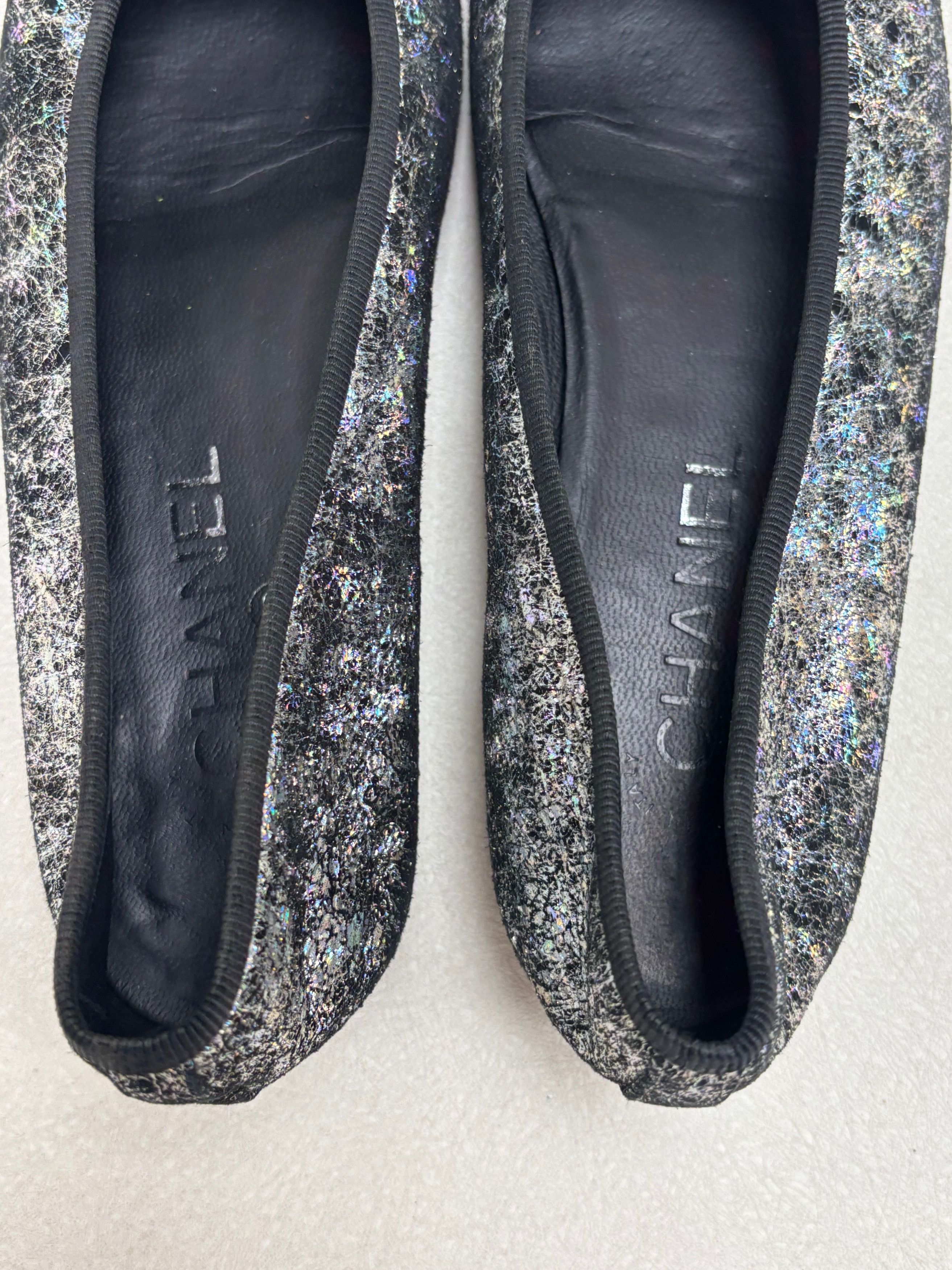 Chanel Ballerines Argent Size US 6.5 / IT 36.5 - 8 Thumbnail