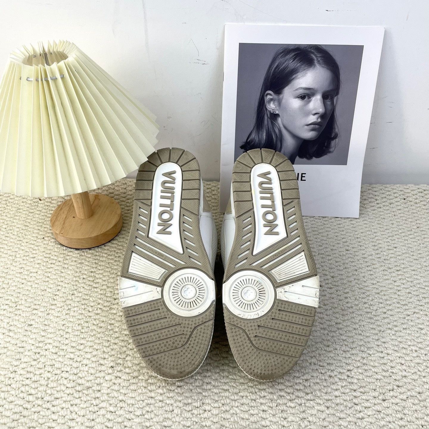 Louis Vuitton Louis Vuitton Training Beige Lowtop Sneakers Men Size US 6 / EU 39 - 6 Thumbnail