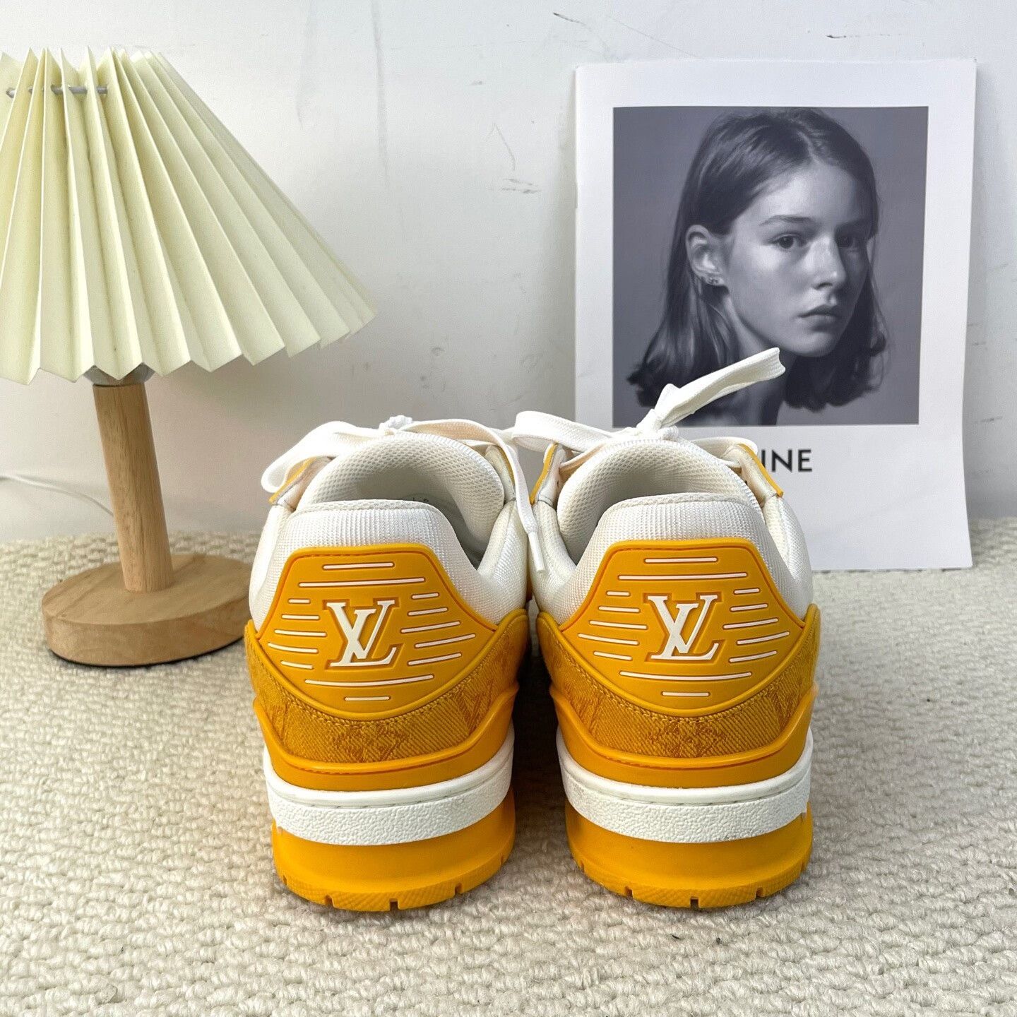 Louis Vuitton Louis Vuitton Training Yellow Lowtop Sneakers Men Size US 6 / EU 39 - 5 Thumbnail