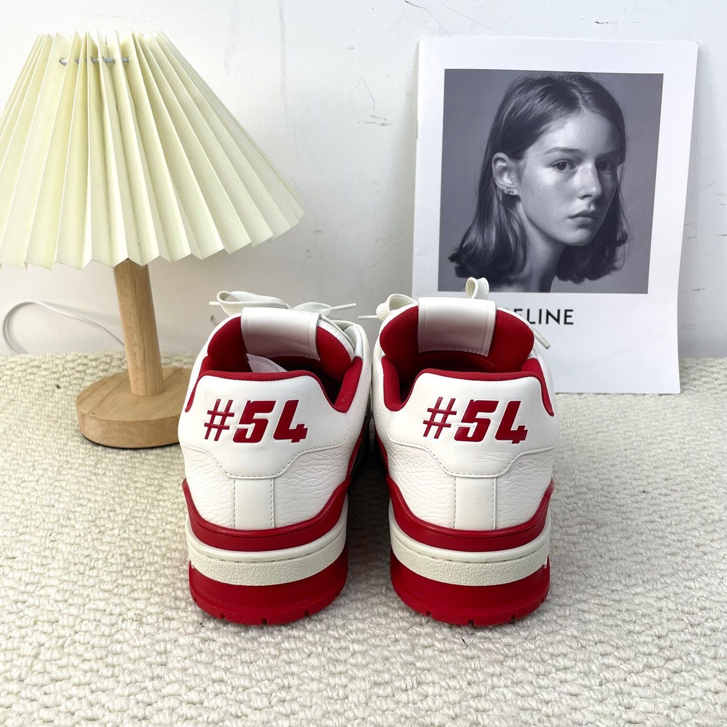 Louis Vuitton Louis Vuitton Training Red Lowtop Sneakers Men Size US 6 / EU 39 - 5 Thumbnail