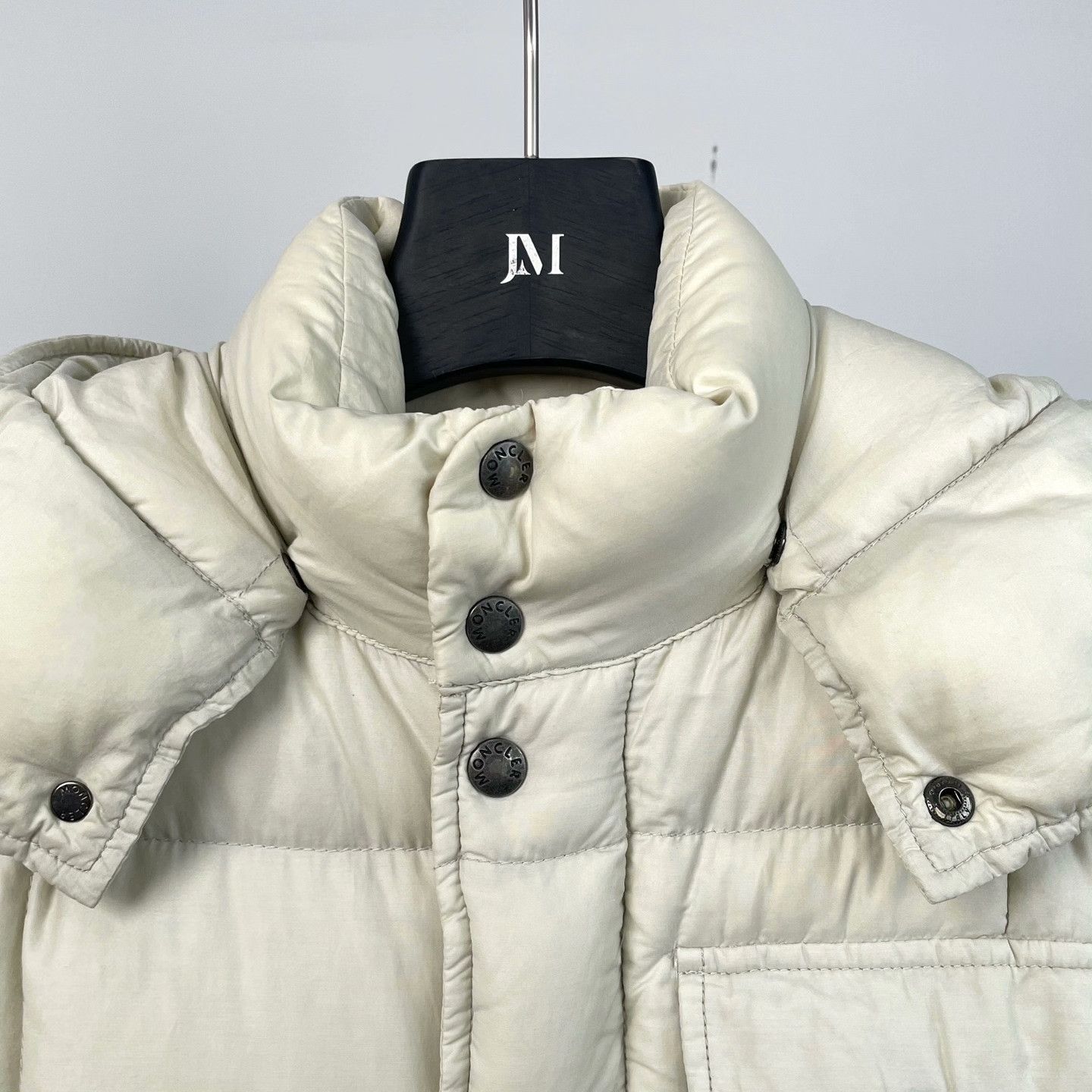 Moncler Moncler Down Beige Down Jacket us_0 Women Size XS / US 0-2 / IT 36-38 - 3 Thumbnail