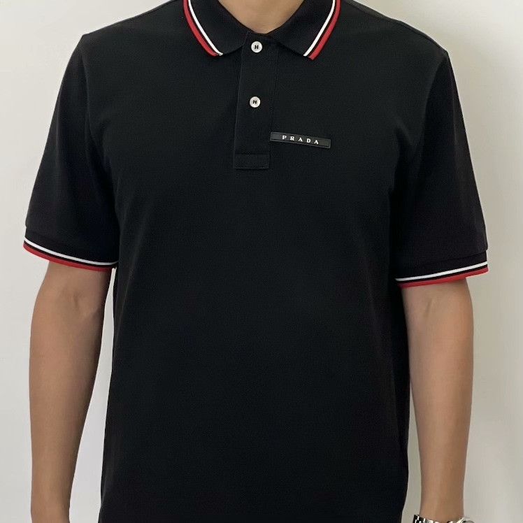 Prada Prada Retro Striped Polo xl Men Size US XL / EU 56 / 4 - 6 Thumbnail