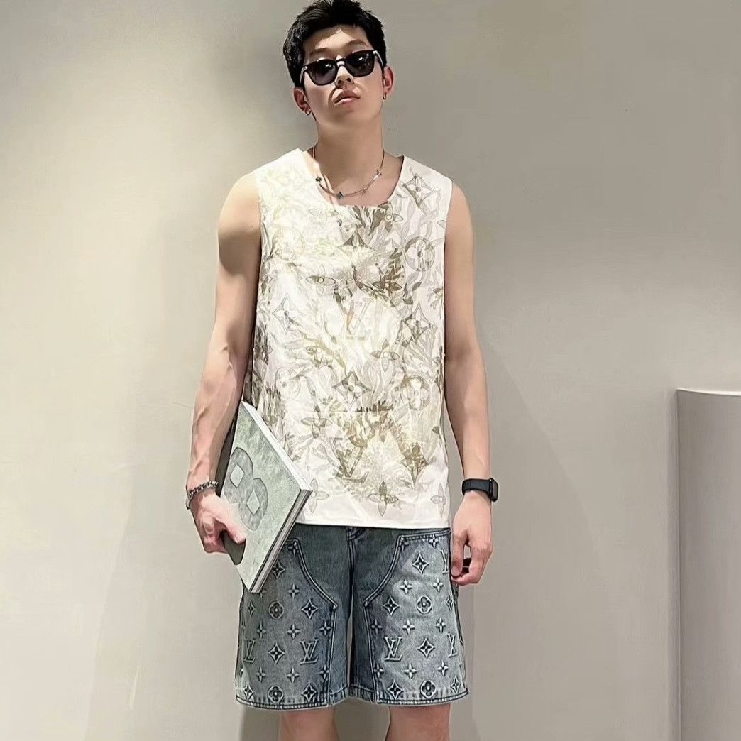 Louis Vuitton Louis Vuitton Retro Graphic Tank Top s Men Size US S / EU 44-46 / 1 - 5 Thumbnail