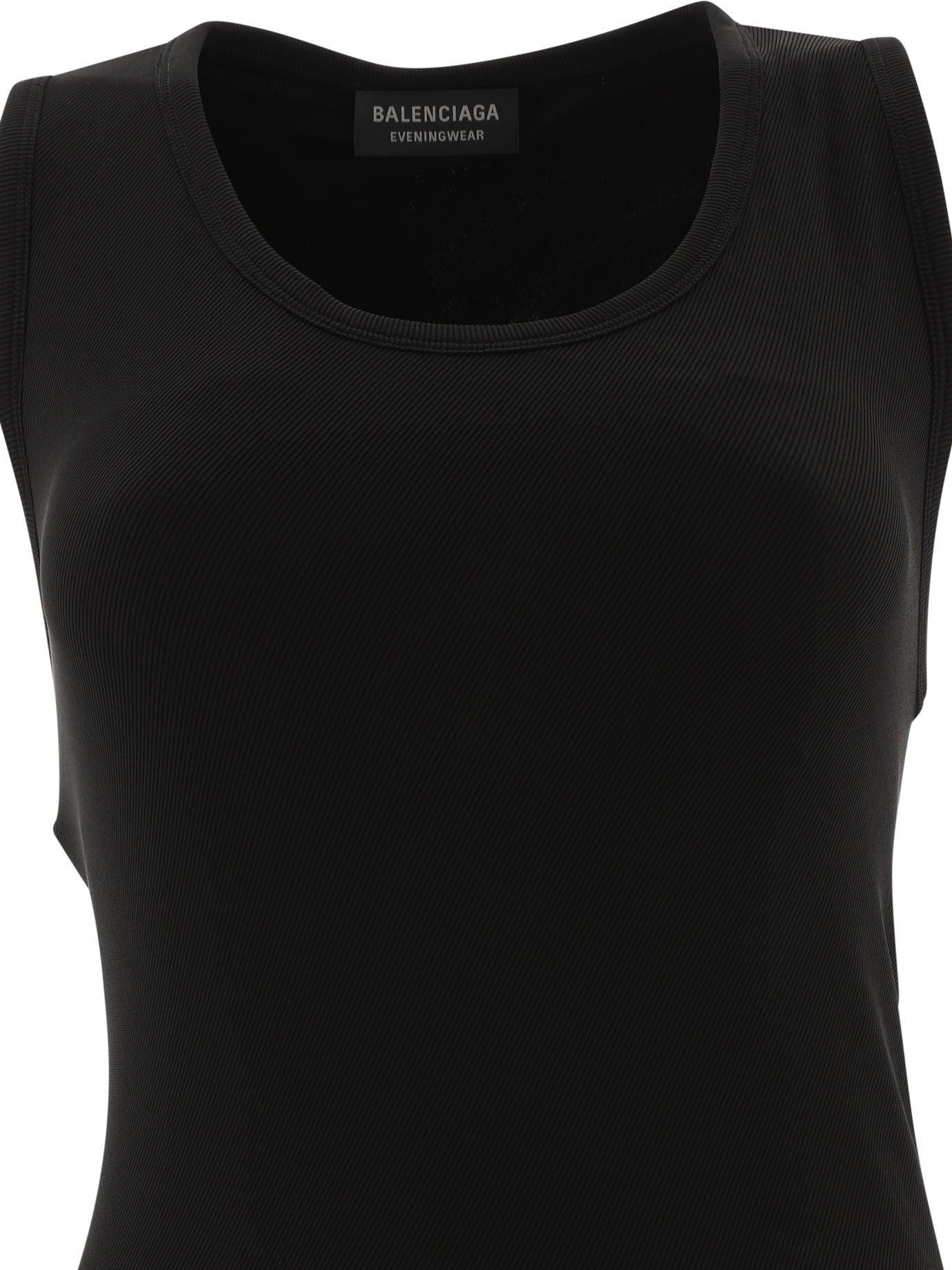 Balenciaga Balenciaga Ribbed Jersey Sleeveless Dress FR 38 Women - USA Duties Paid Size XS / US 0-2 / IT 36-38 - 3 Thumbnail