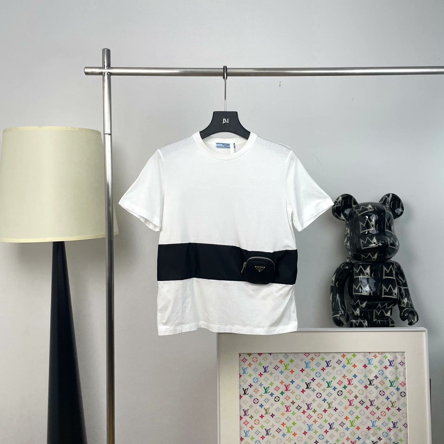 Prada Prada Cotton Multi T-Shirt S Women Size S / US 4 / IT 40 - 2 Thumbnail
