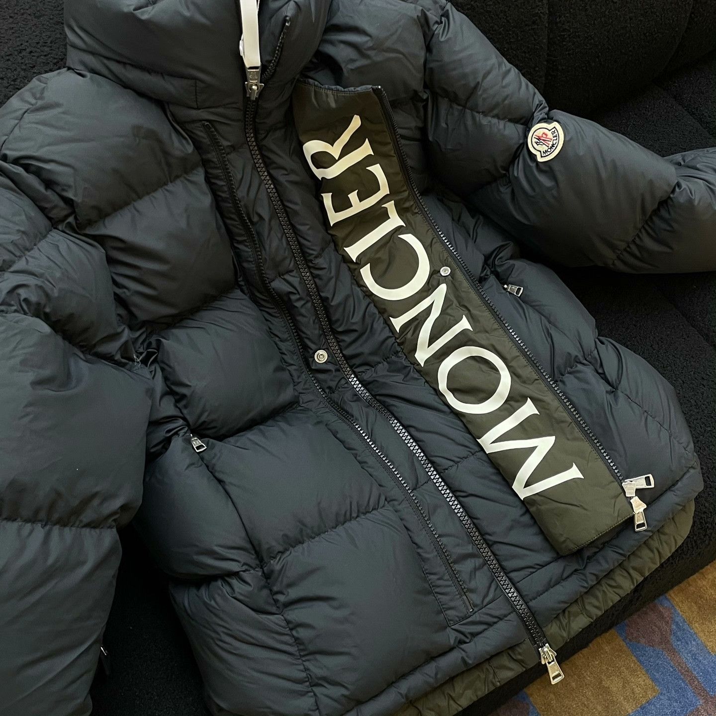 Moncler Moncler Patchwork Heavy Coat m Men Size US M / EU 48-50 / 2 - 6 Thumbnail