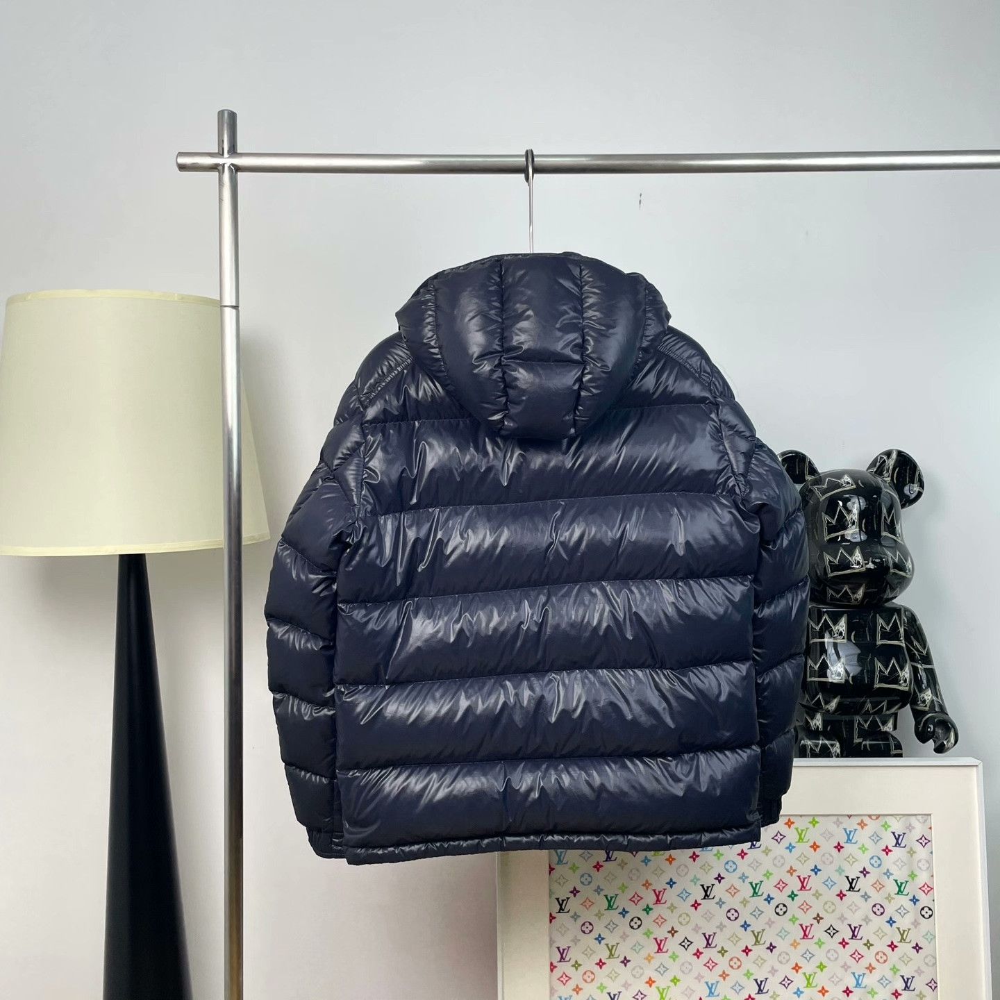 Moncler Moncler Blue Heavy Coat xl Men Size US XL / EU 56 / 4 - 2 Thumbnail