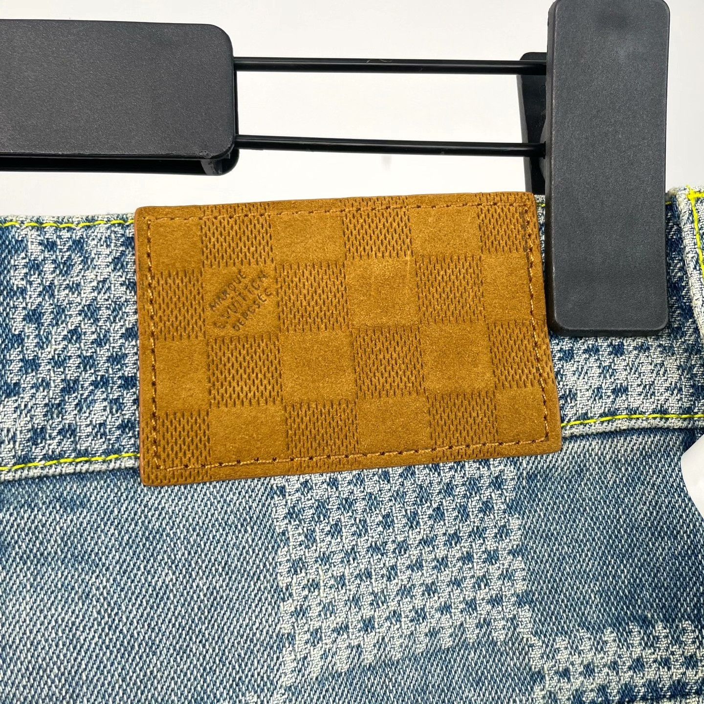 Louis Vuitton Louis Vuitton Printed Plaid Denim Jeans 34 Men Size US 34 / EU 50 - 3 Thumbnail