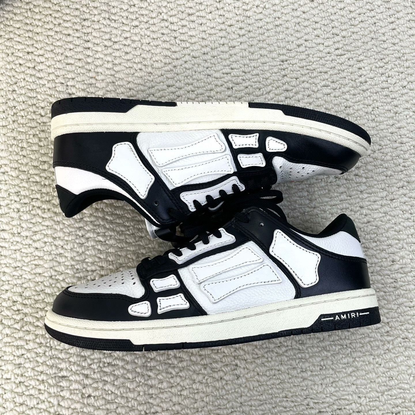 Amiri Amiri Leather Lowtop Sneakers 7 Men Size US 7 / EU 40 - 3 Thumbnail