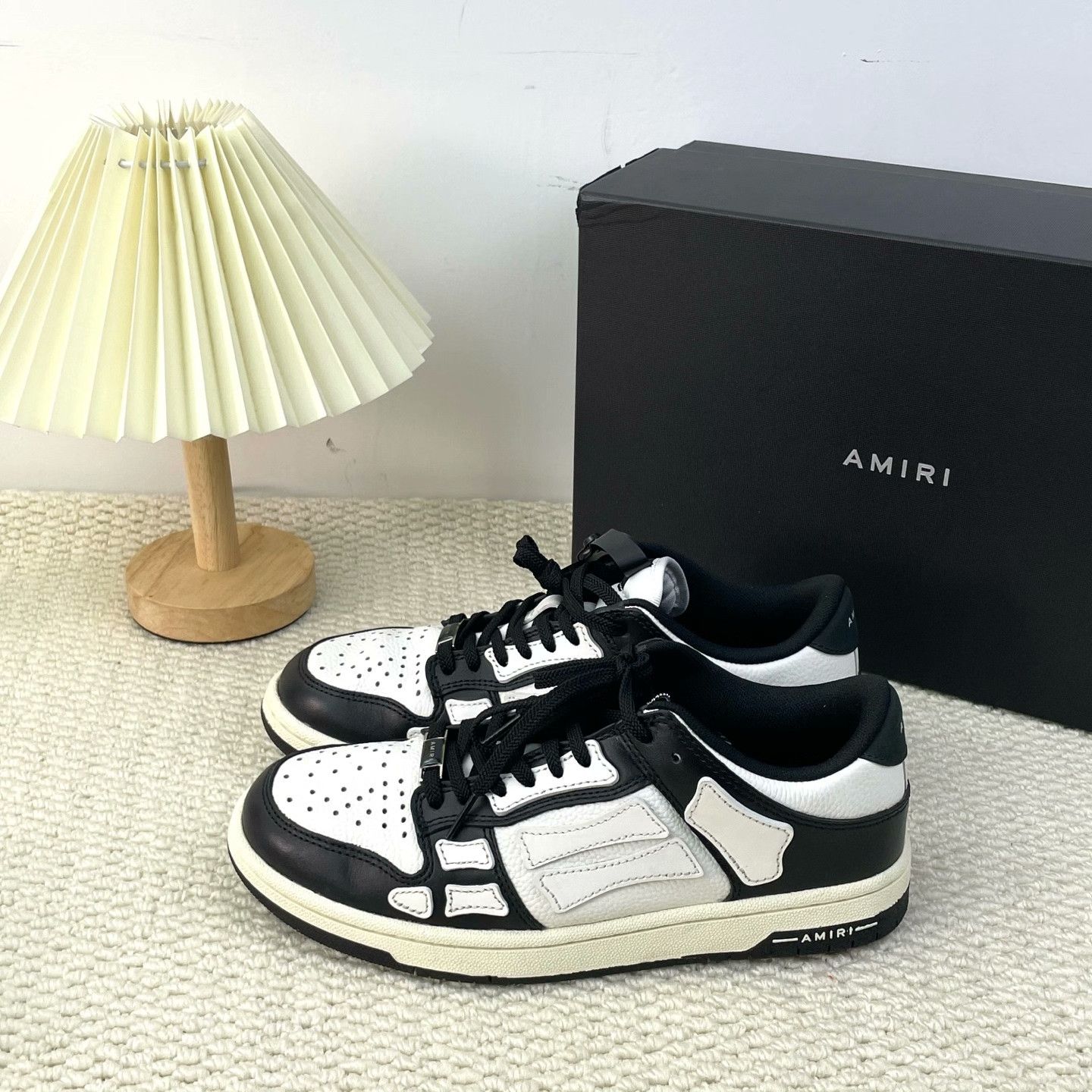 Amiri Amiri Leather Lowtop Sneakers 7 Men Size US 7 / EU 40 - 2 Thumbnail