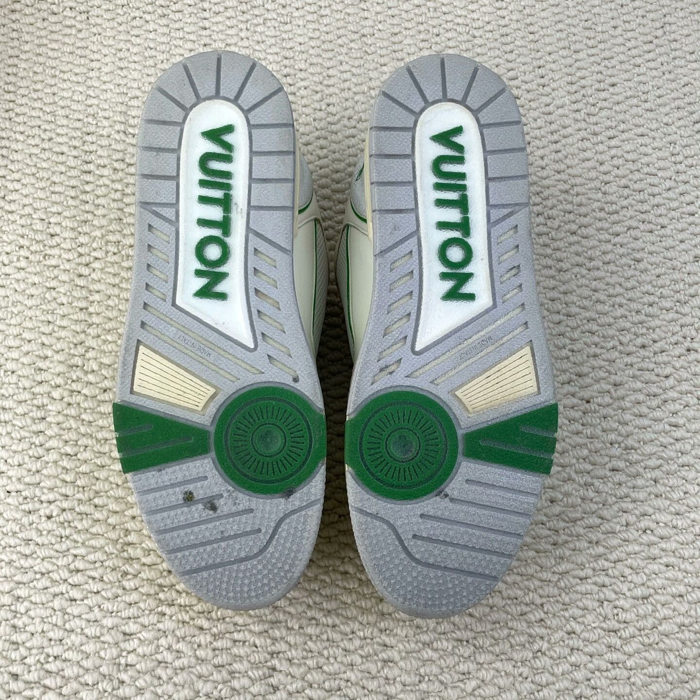 Louis Vuitton Louis Vuitton Training Green Lowtop Sneakers 10 Men Size US 10 / EU 43 - 6 Thumbnail