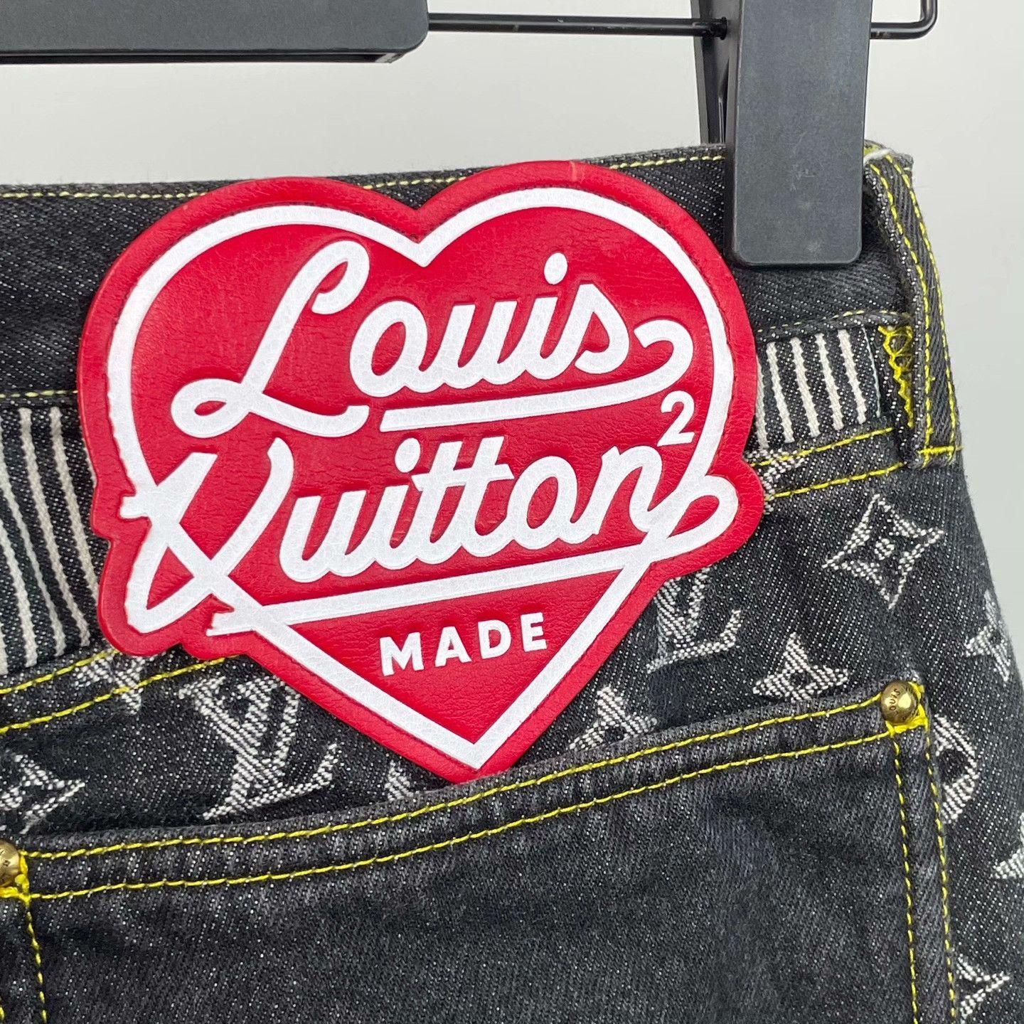 Louis Vuitton Louis Vuitton Collab Denim Jeans 32 Men Size US 32 / EU 48 - 3 Thumbnail